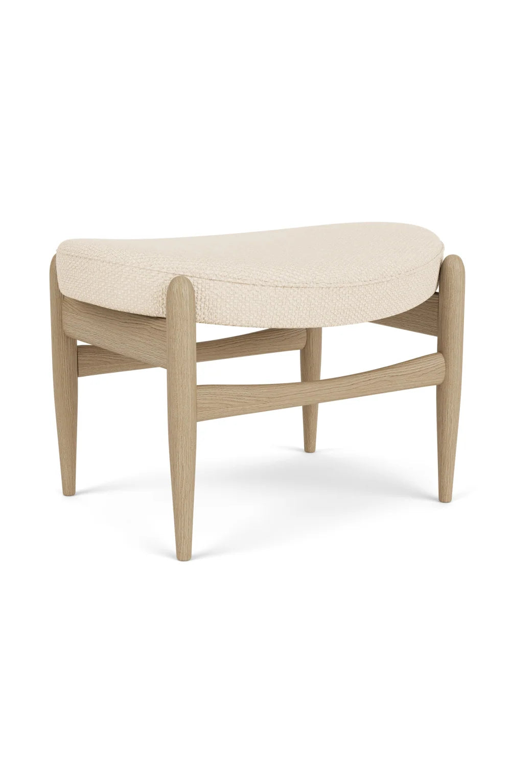 Luxury Upholstered Modern Wooden Ottoman European Style for Villa