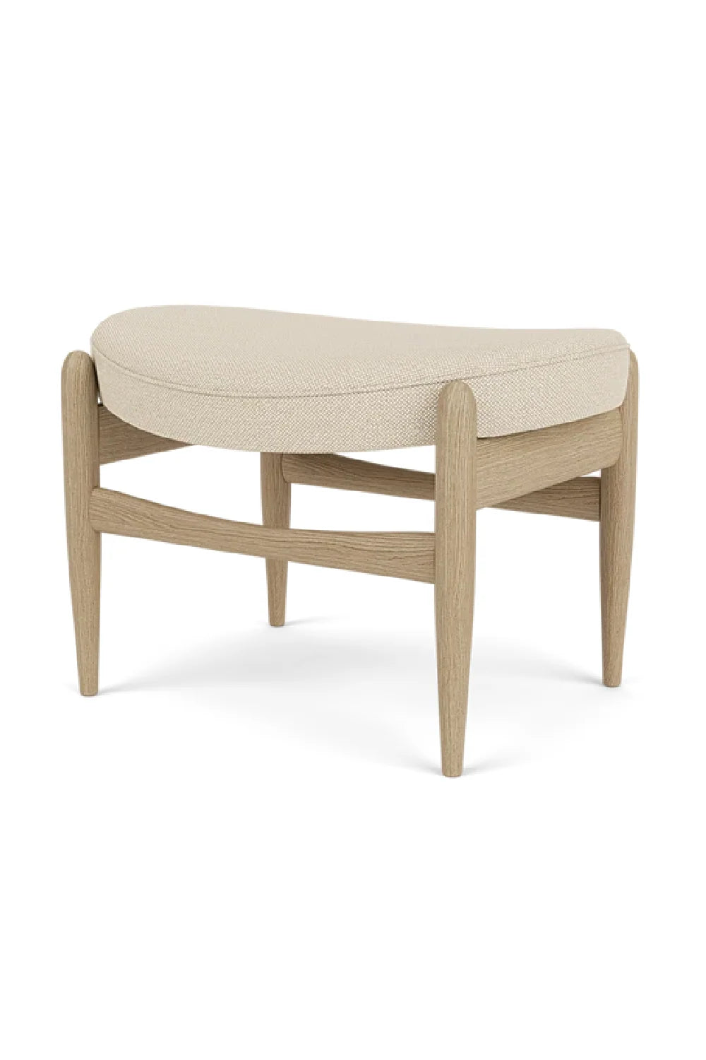 Luxury Upholstered Modern Wooden Ottoman European Style for Villa