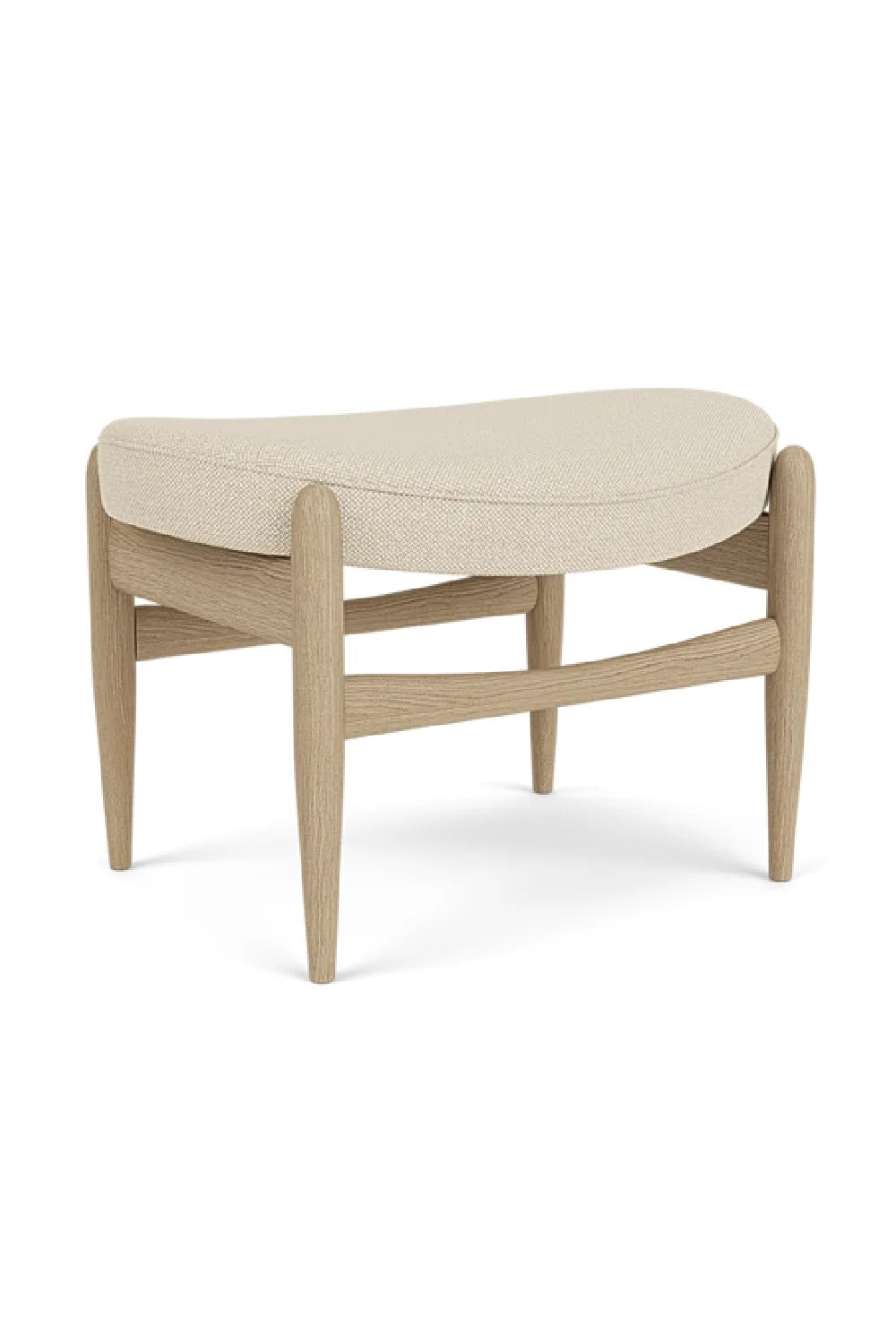 Luxury Upholstered Modern Wooden Ottoman European Style for Villa
