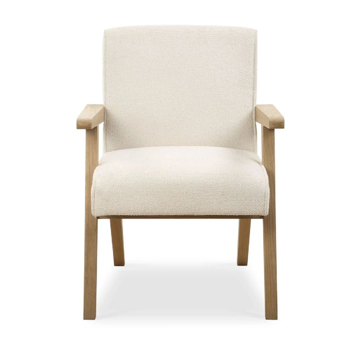 Luxury Upholstered Oak Modern Dining Chair European Style for Villa