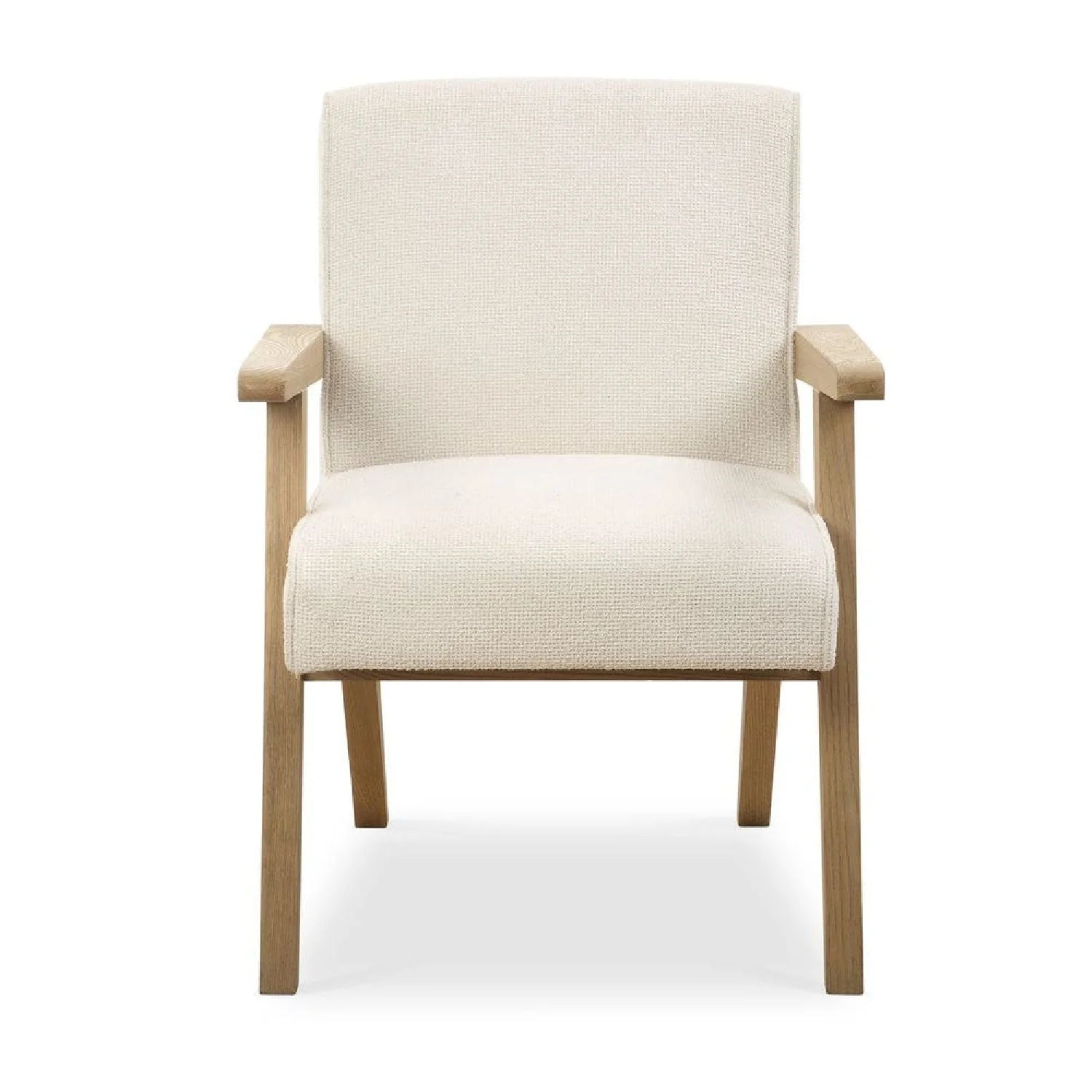 Luxury Upholstered Oak Modern Dining Chair European Style for Villa