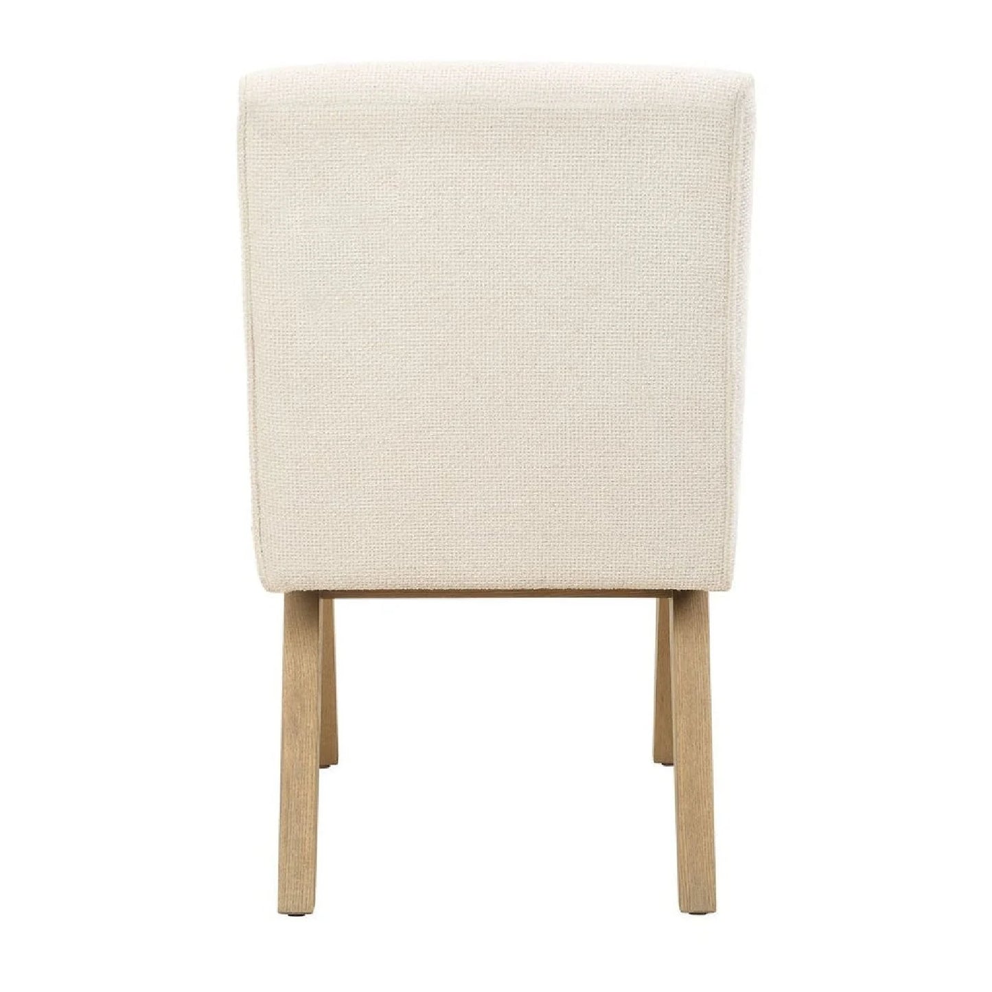 Luxury Upholstered Oak Modern Dining Chair European Style for Villa