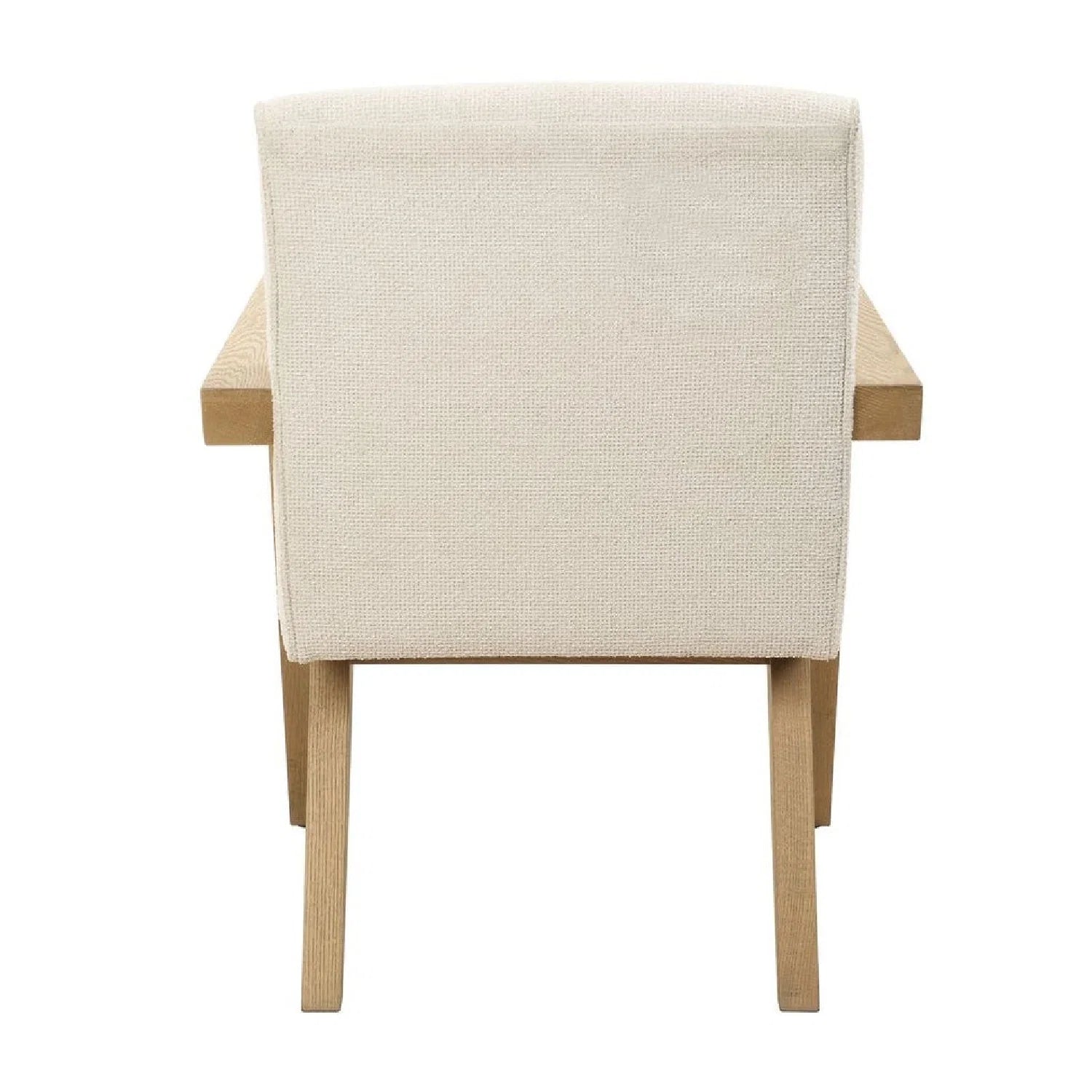 Luxury Upholstered Oak Modern Dining Chair European Style for Villa