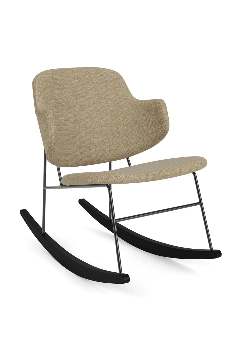 Luxury Upholstered Rocking Accent Chair European Style for Villa