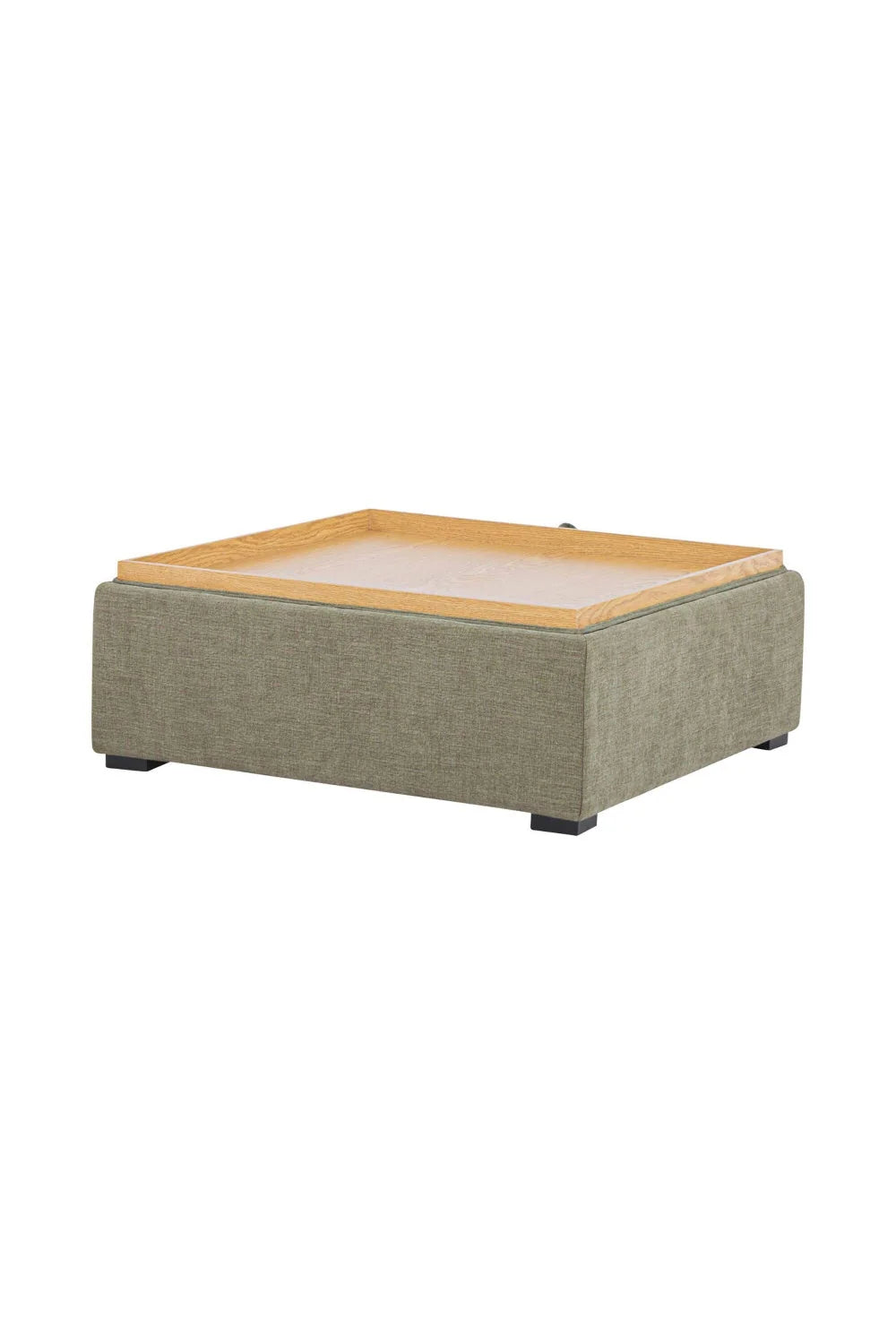 Luxury Upholstered Square Storage Ottoman European Style for Villa
