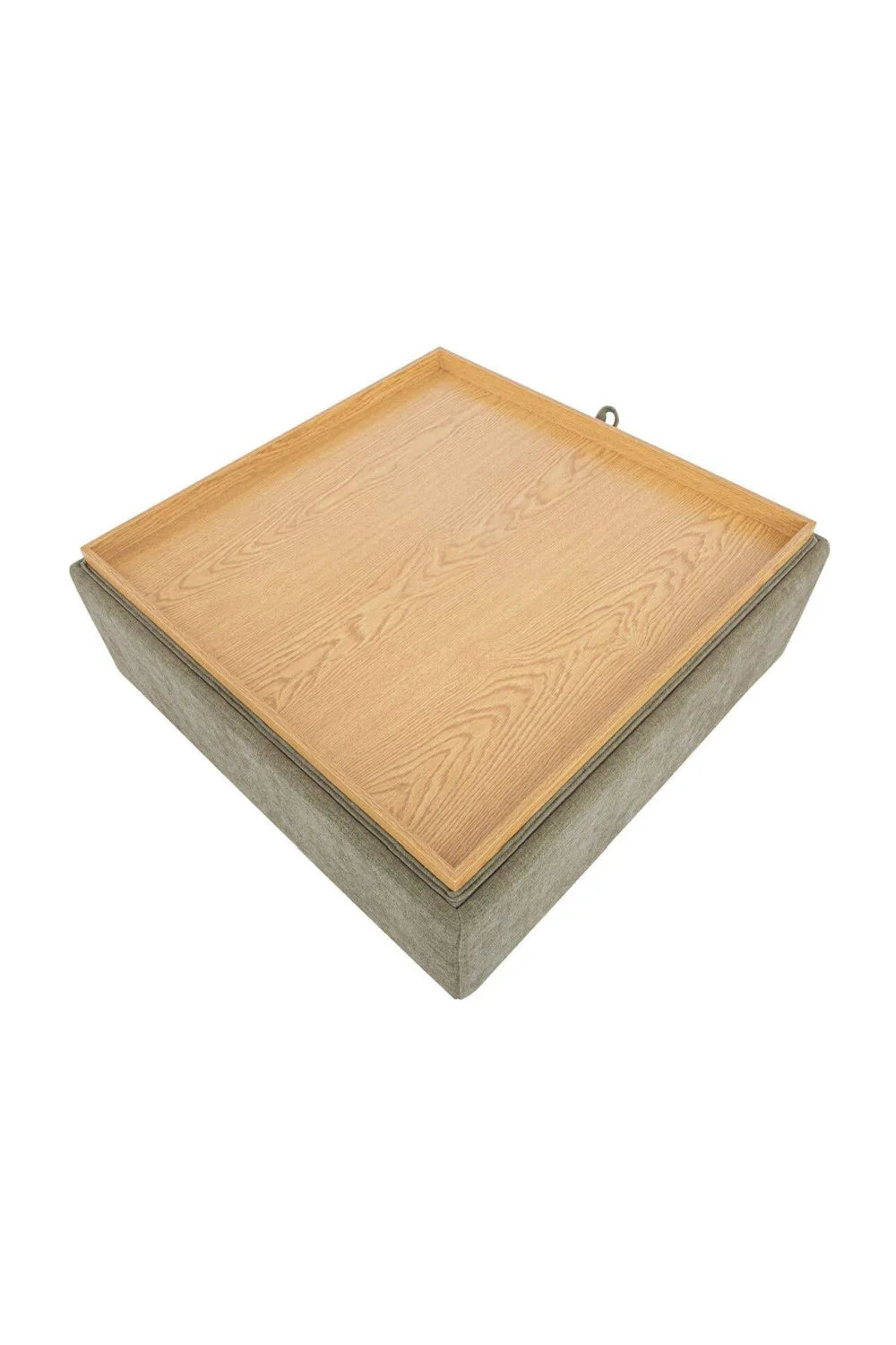 Luxury Upholstered Square Storage Ottoman European Style for Villa