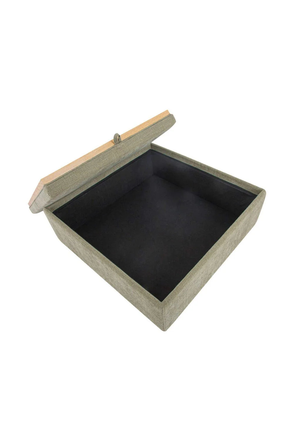 Luxury Upholstered Square Storage Ottoman European Style for Villa