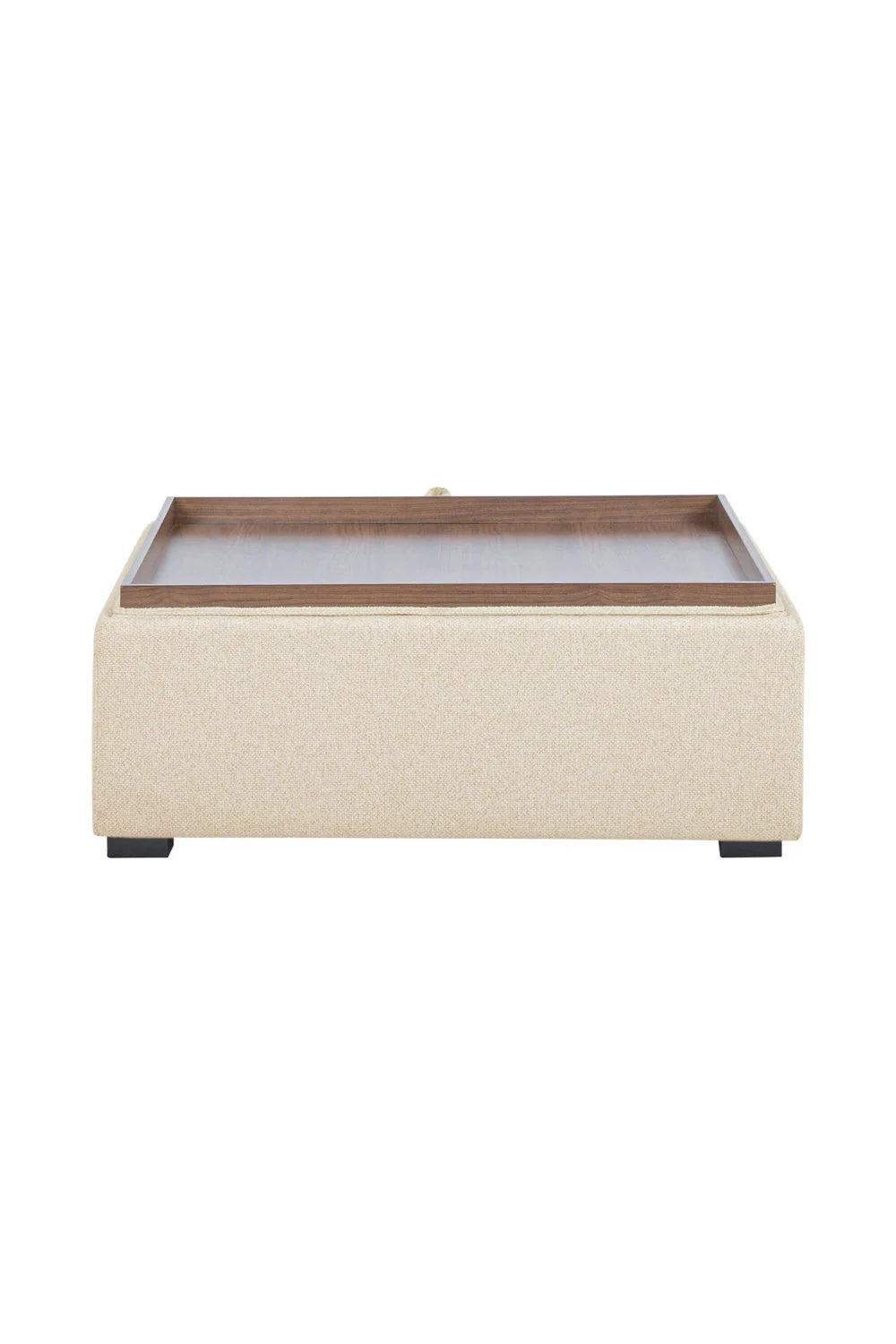Luxury Upholstered Square Storage Ottoman European Style for Villa