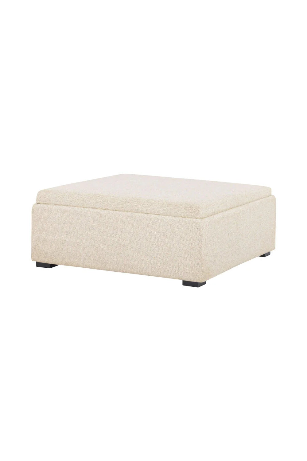 Luxury Upholstered Square Storage Ottoman European Style for Villa