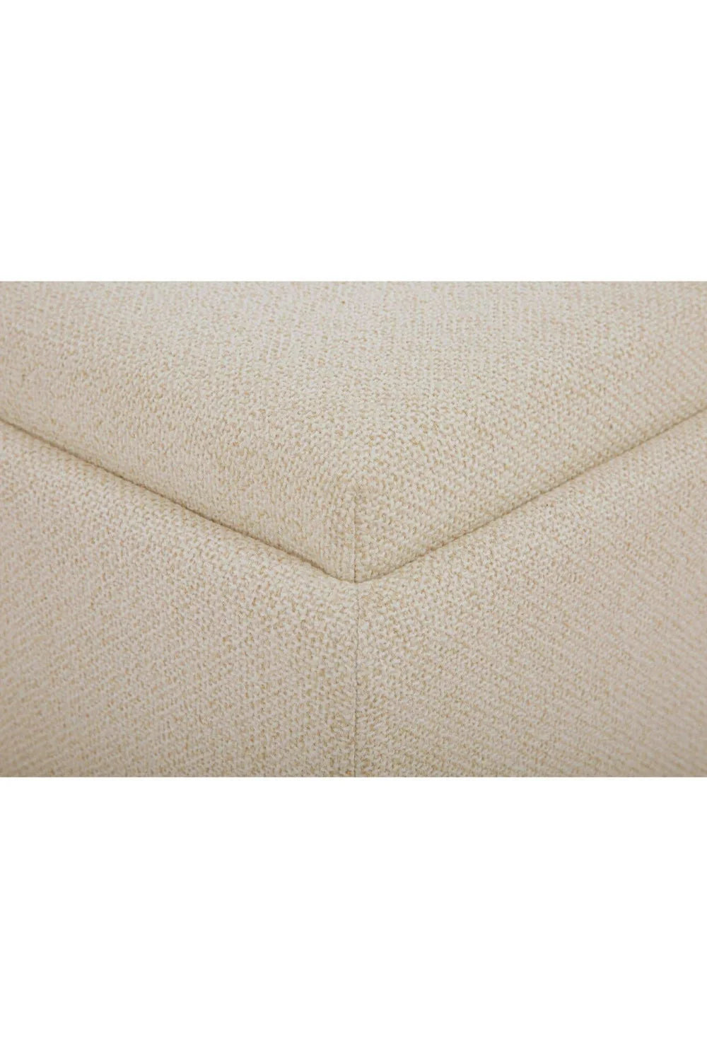 Luxury Upholstered Square Storage Ottoman European Style for Villa
