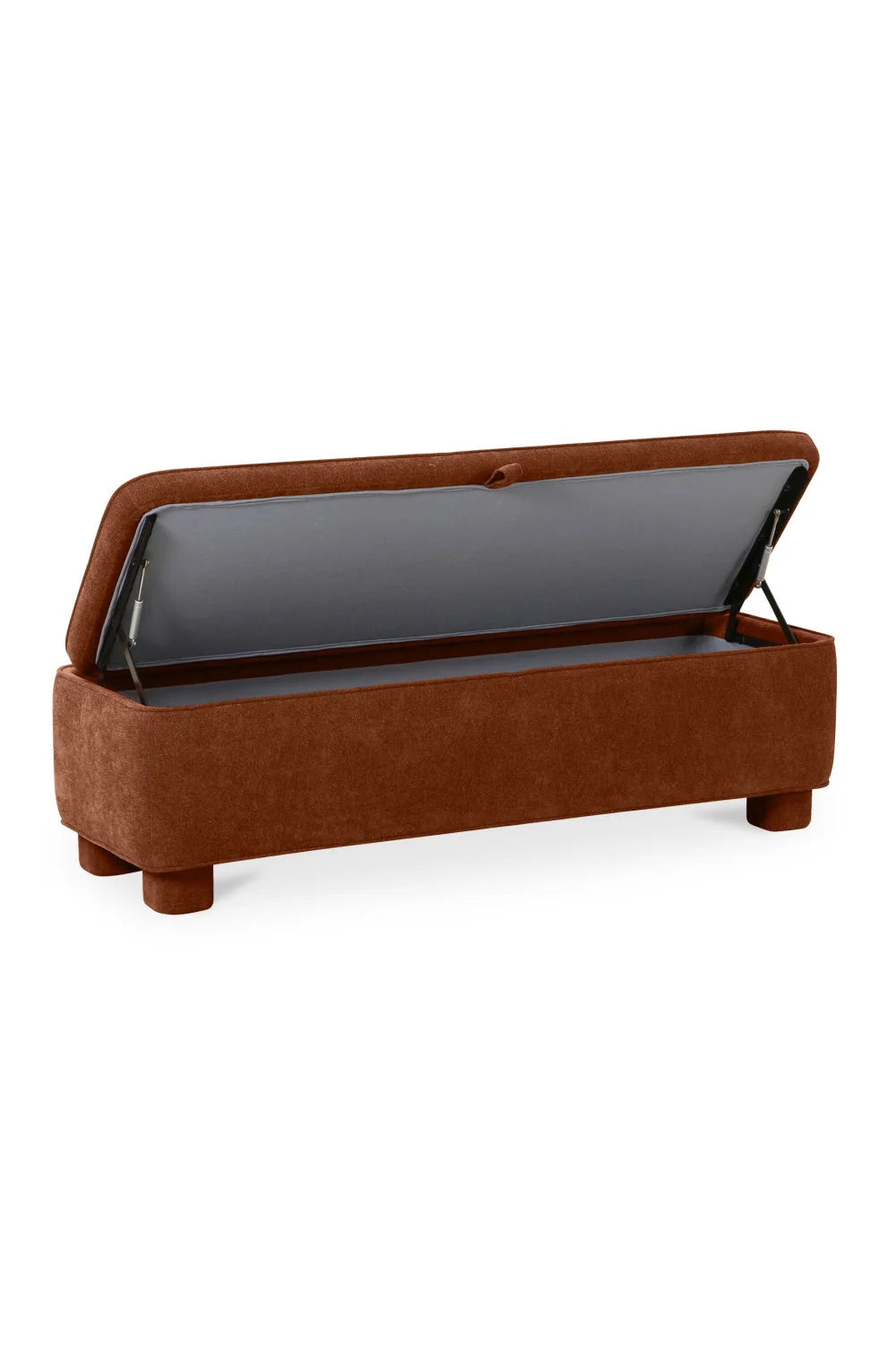 Luxury Upholstered Storage Bench European Style for Villa
