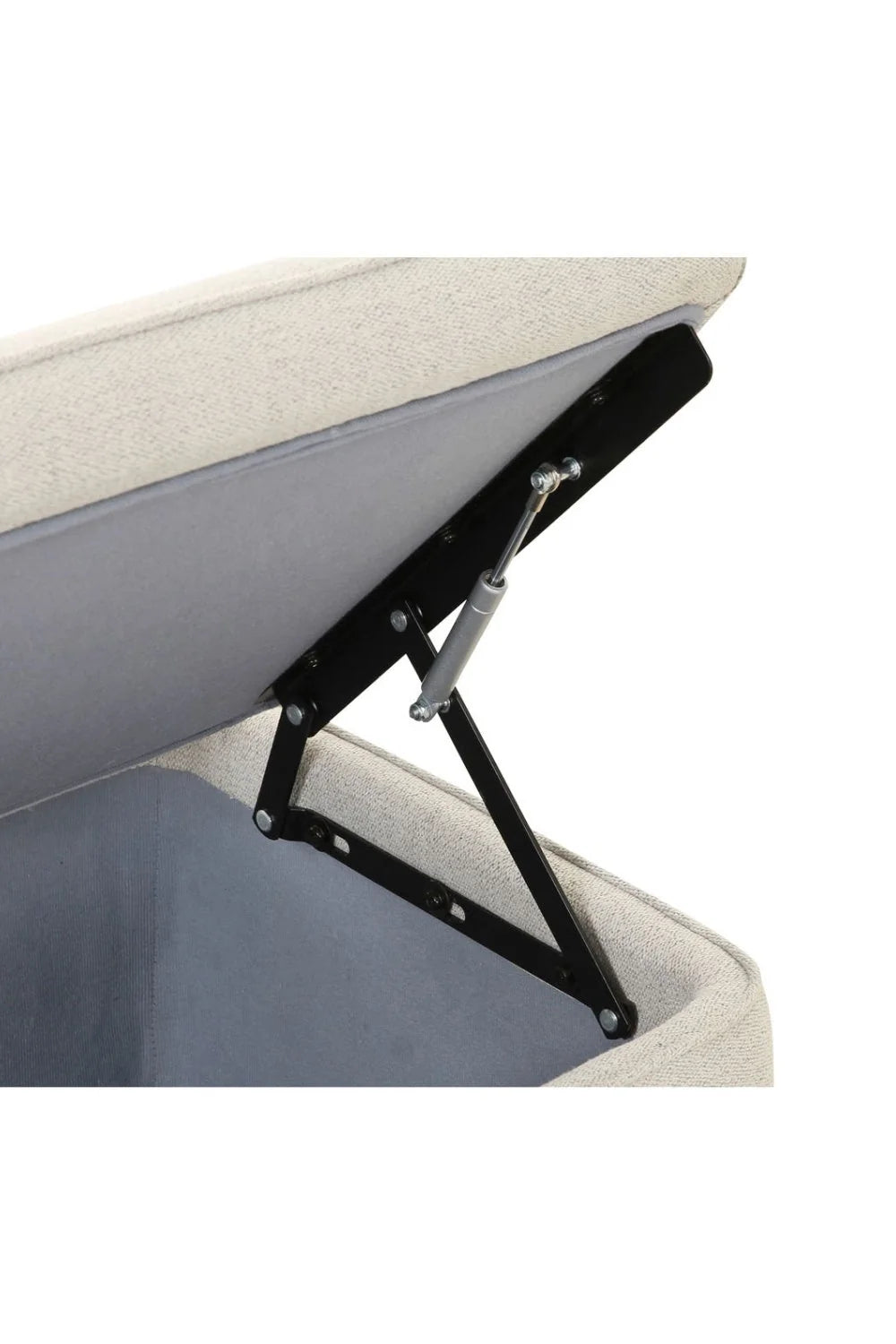 Luxury Upholstered Storage Bench European Style for Villa