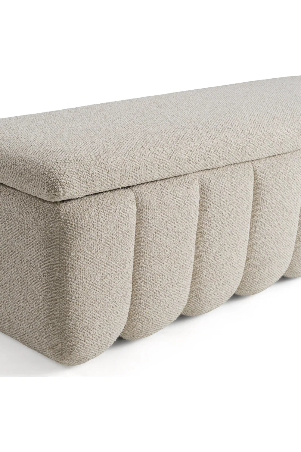 Luxury Upholstered Storage Bench European Style for Villa
