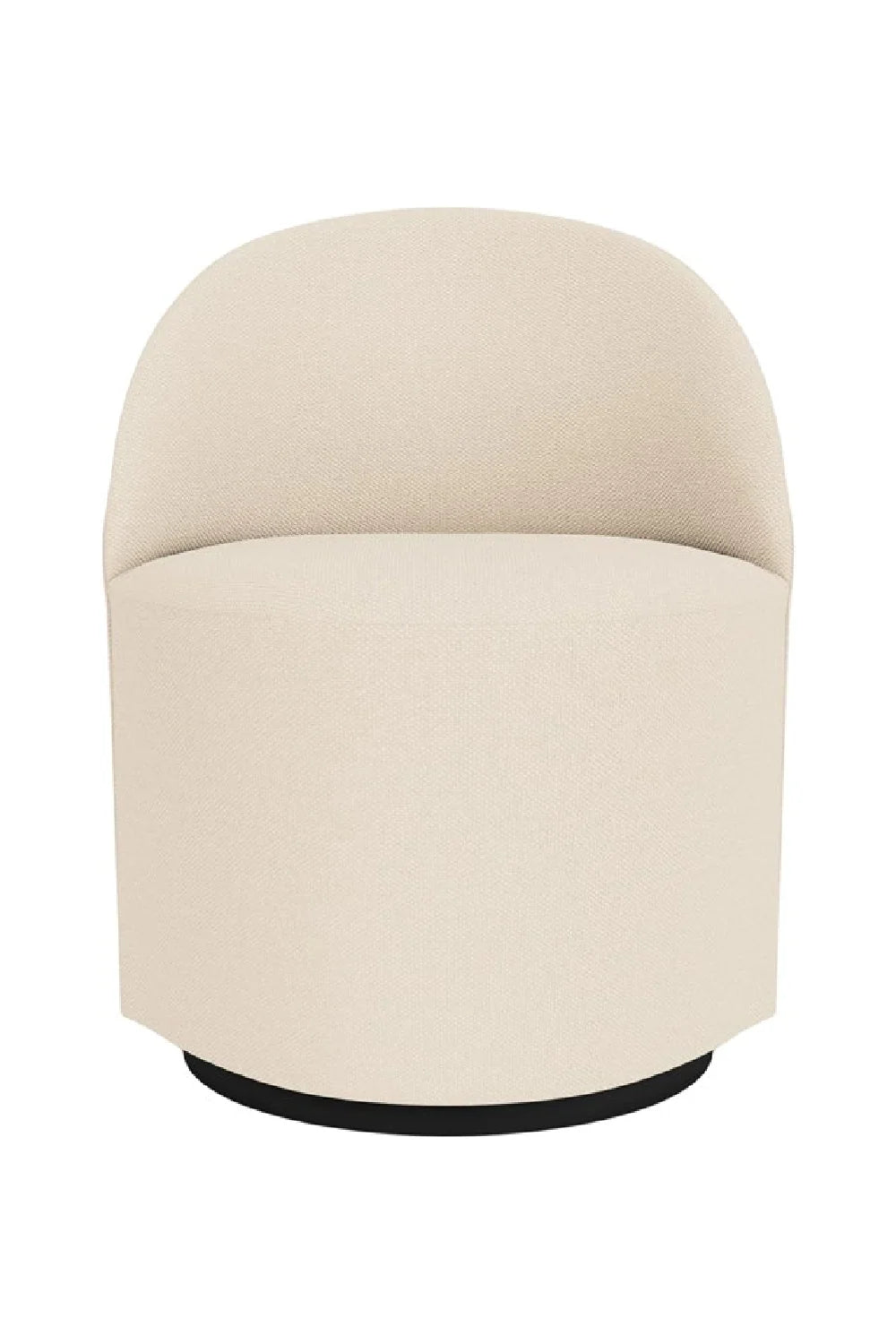 Luxury Upholstered Swivel Club Chair Modern European Style for Villa