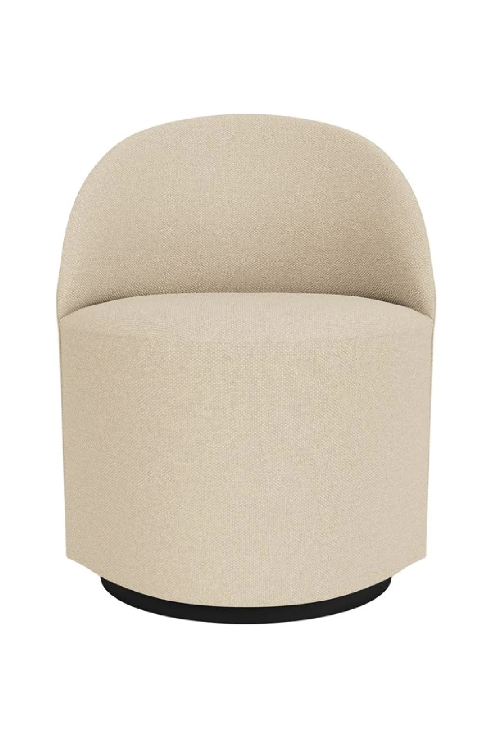 Luxury Upholstered Swivel Club Chair Modern European Style for Villa