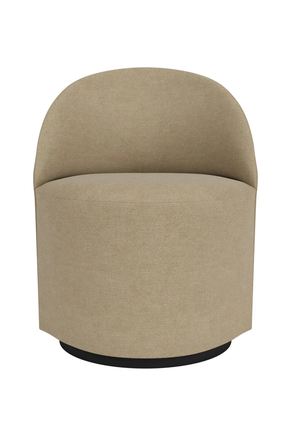 Luxury Upholstered Swivel Club Chair Modern European Style for Villa