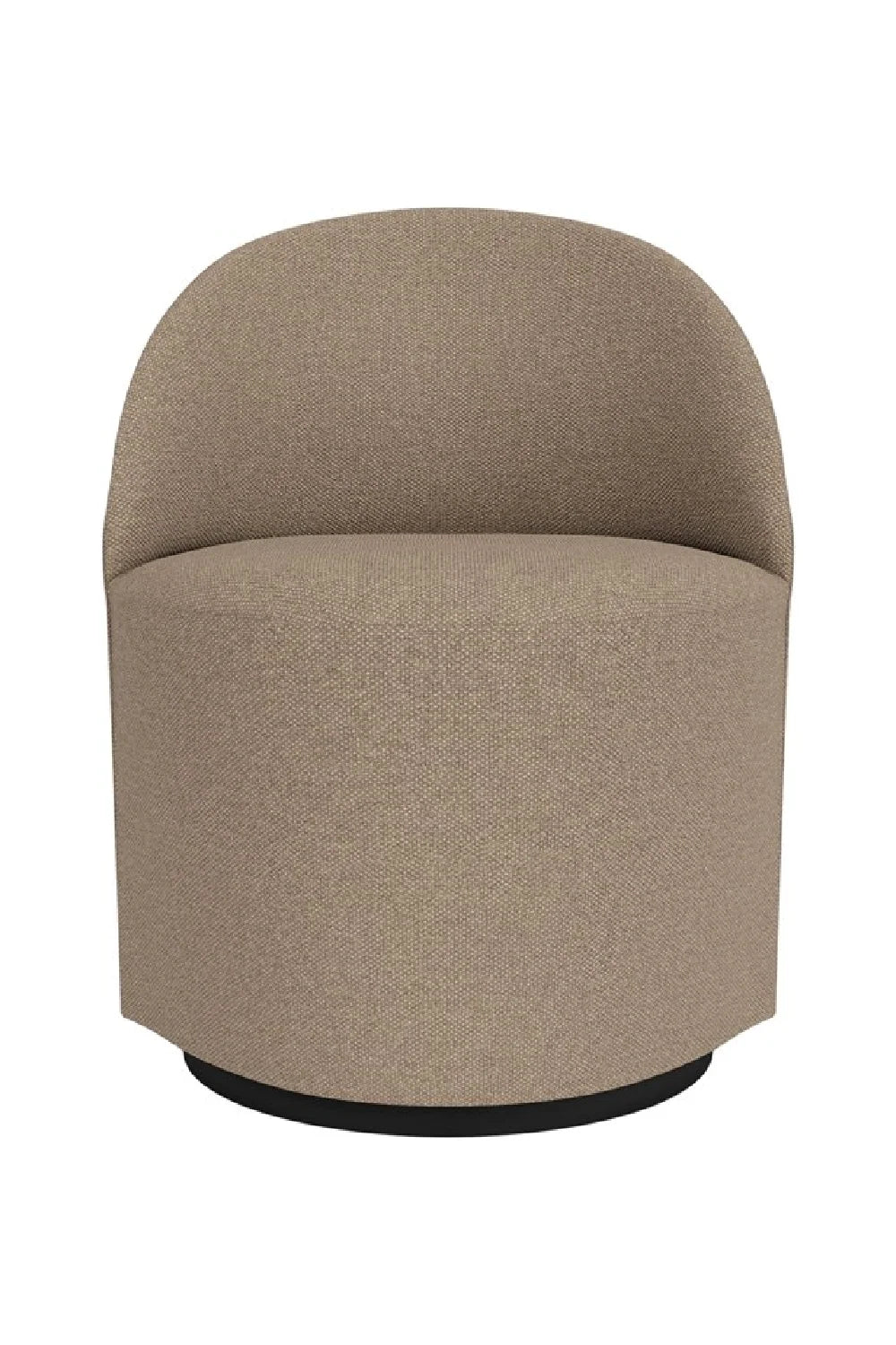 Luxury Upholstered Swivel Club Chair Modern European Style for Villa