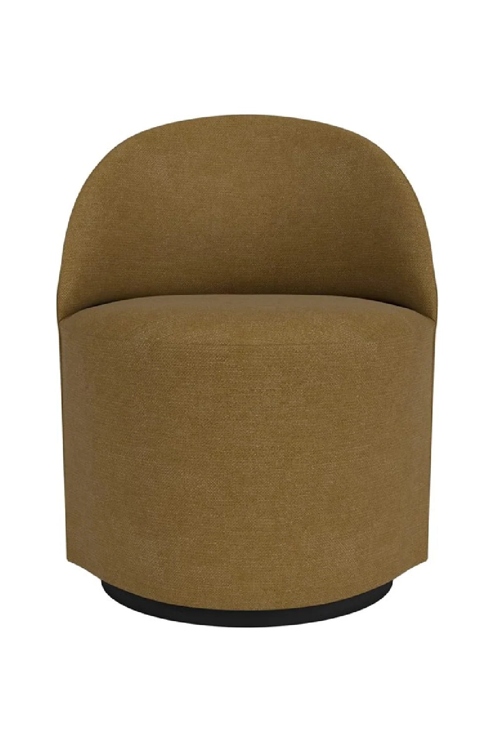 Luxury Upholstered Swivel Club Chair Modern European Style for Villa