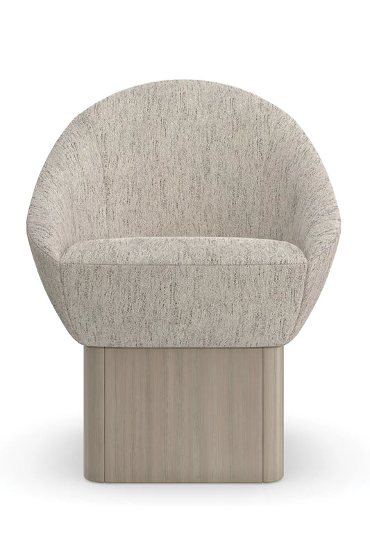 Luxury Upholstered Swivel Dining Chair European Style for Villa