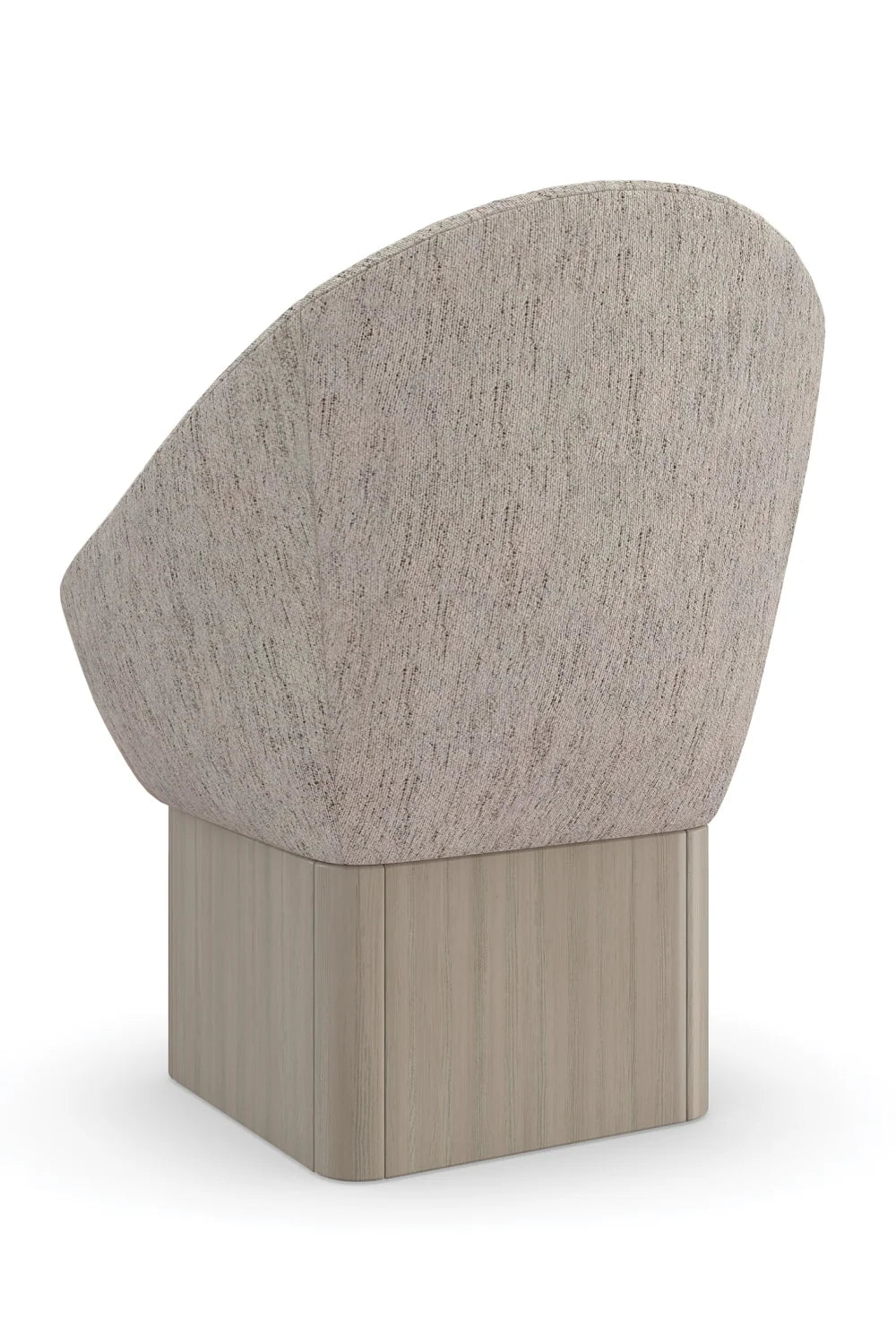 Luxury Upholstered Swivel Dining Chair European Style for Villa