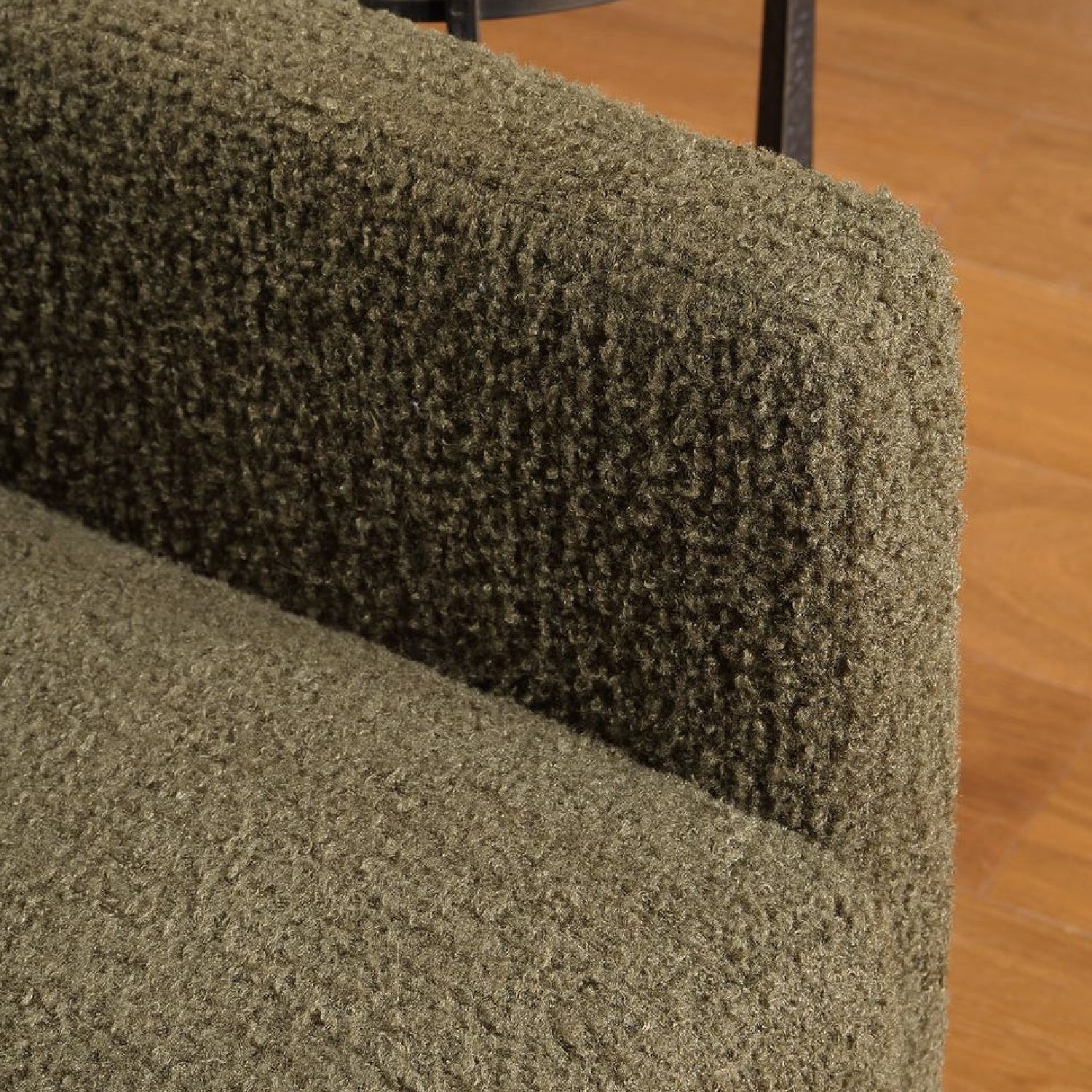 Luxury Upholstered Swivel Glider Armchair Modern Italian Style for Villa