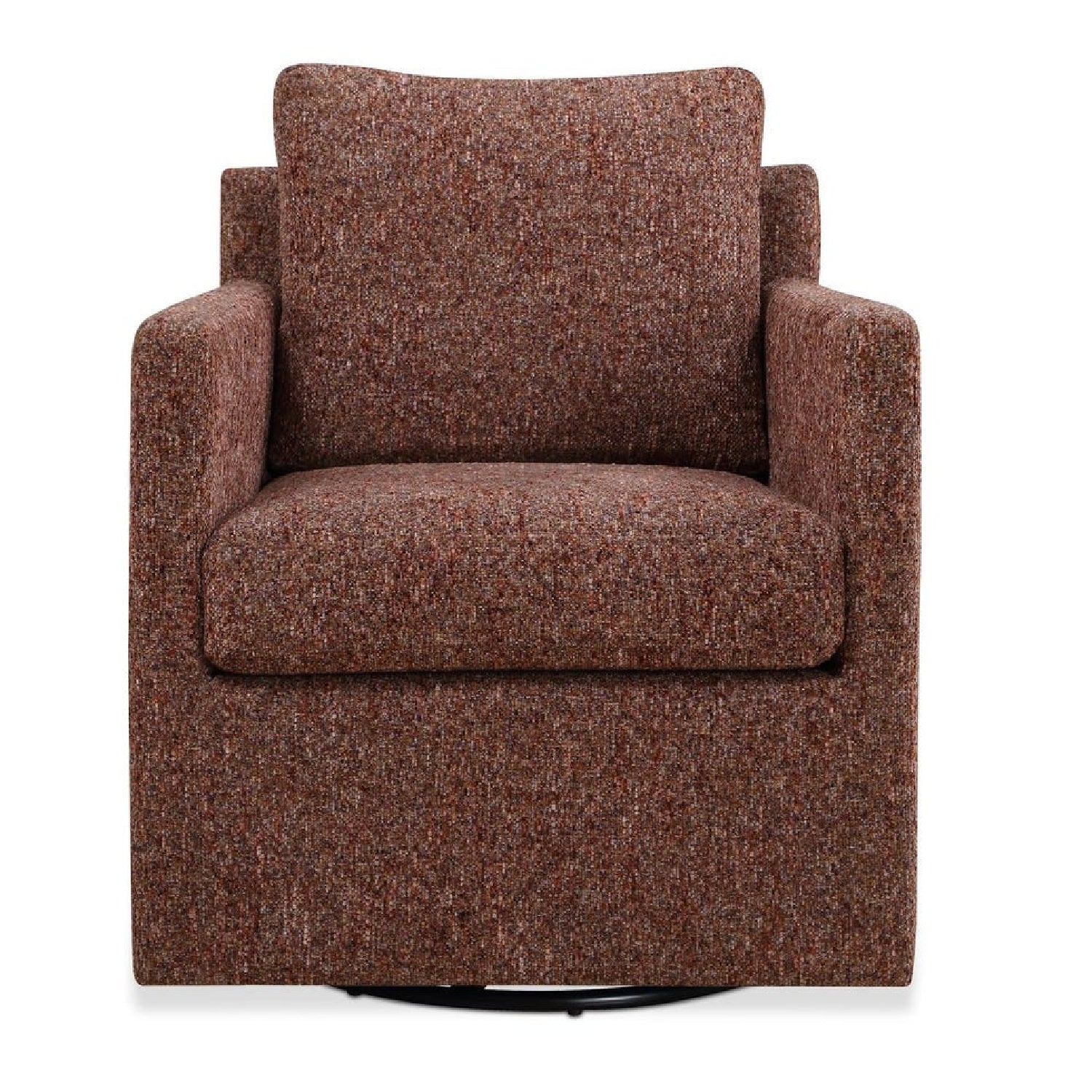 Luxury Upholstered Swivel Glider Armchair Modern Italian Style for Villa
