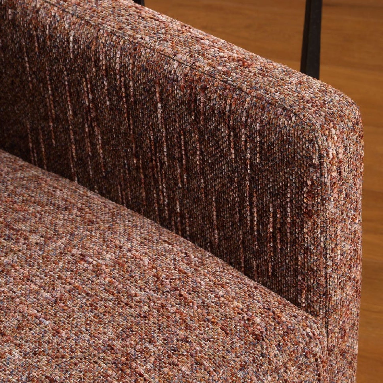 Luxury Upholstered Swivel Glider Armchair Modern Italian Style for Villa