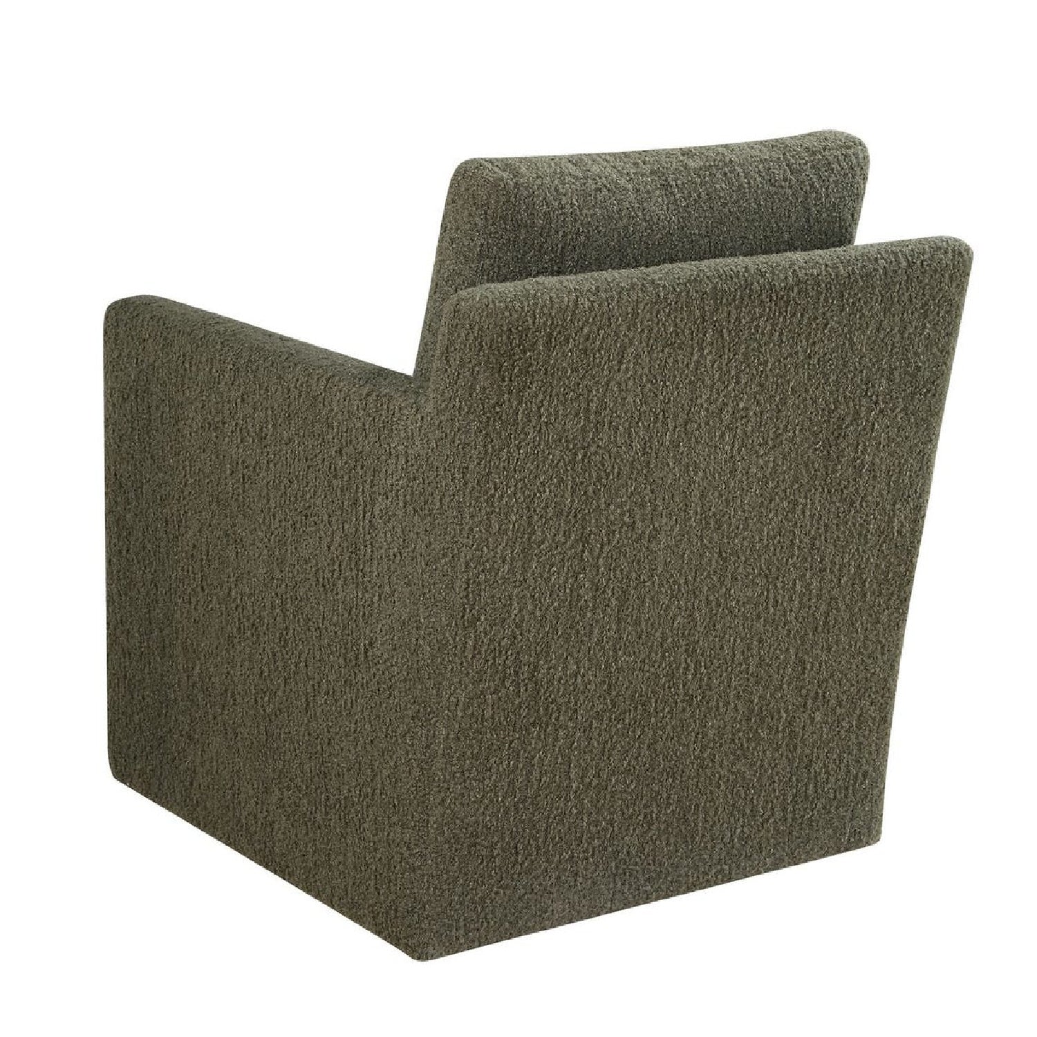 Luxury Upholstered Swivel Glider Armchair Modern Italian Style for Villa