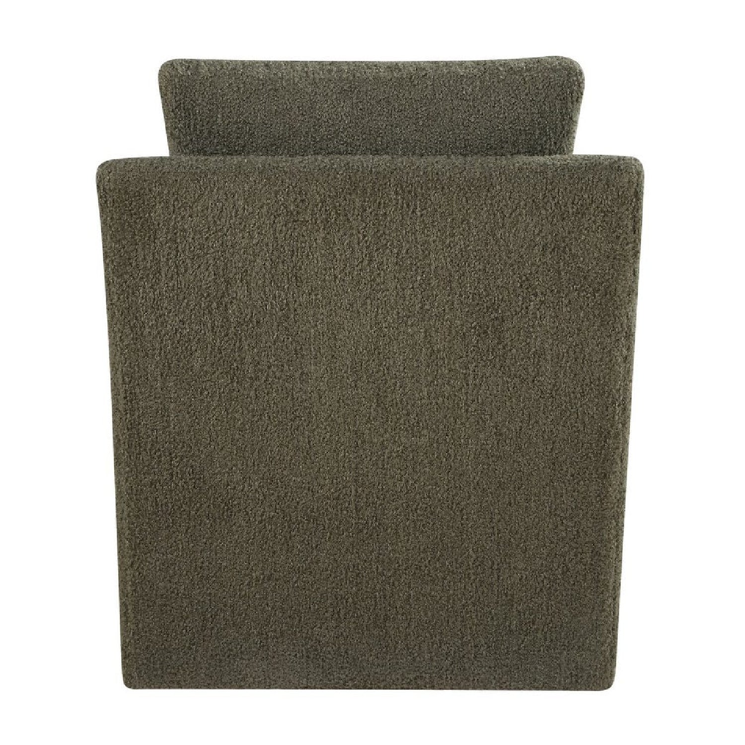 Luxury Upholstered Swivel Glider Armchair Modern Italian Style for Villa