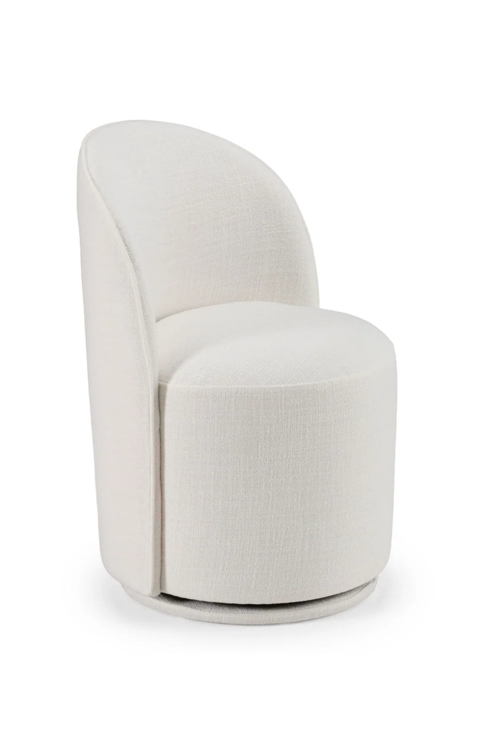 Luxury Upholstered Swivel Modern Dining Armchair European Style for Villa