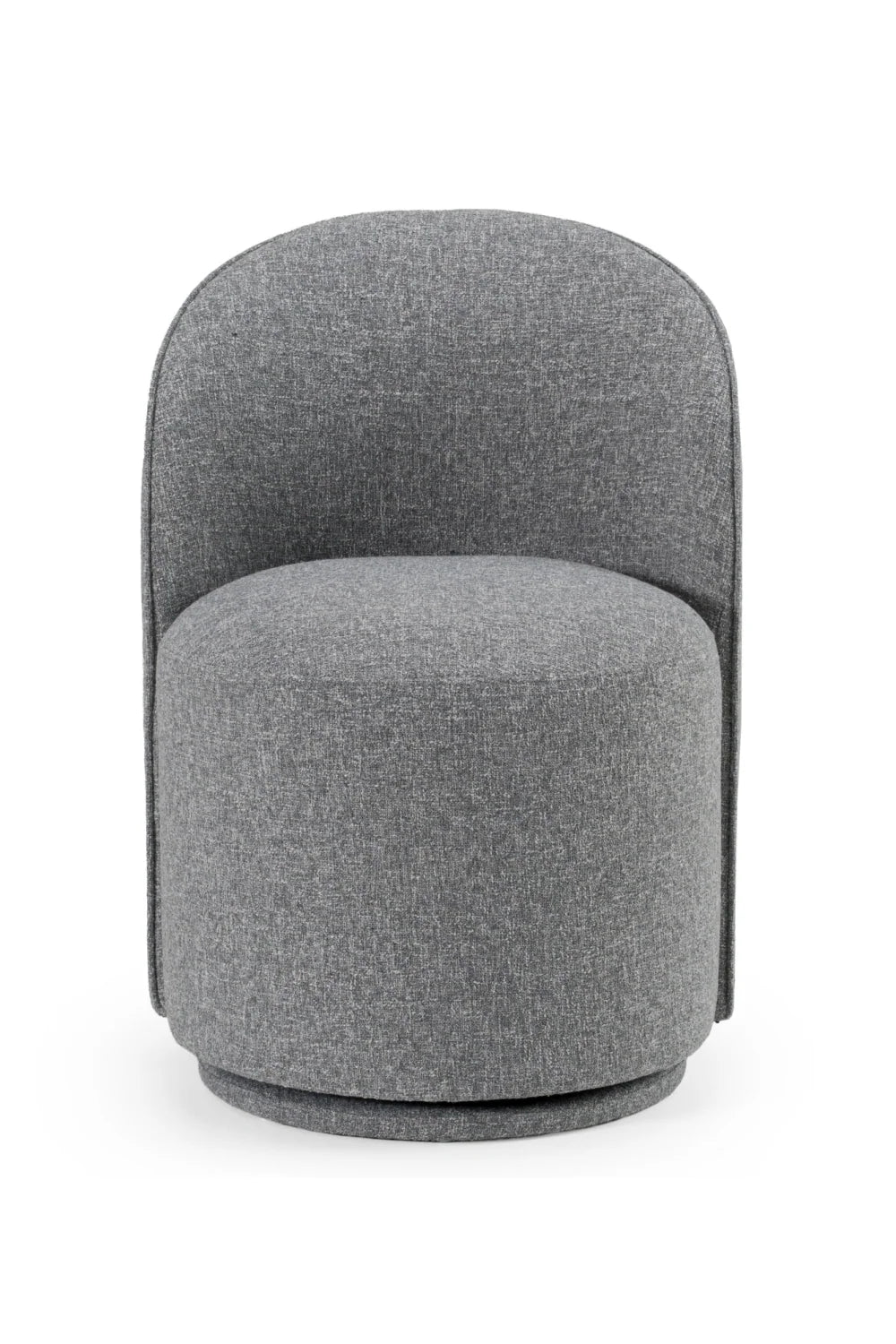 Luxury Upholstered Swivel Modern Dining Armchair European Style for Villa