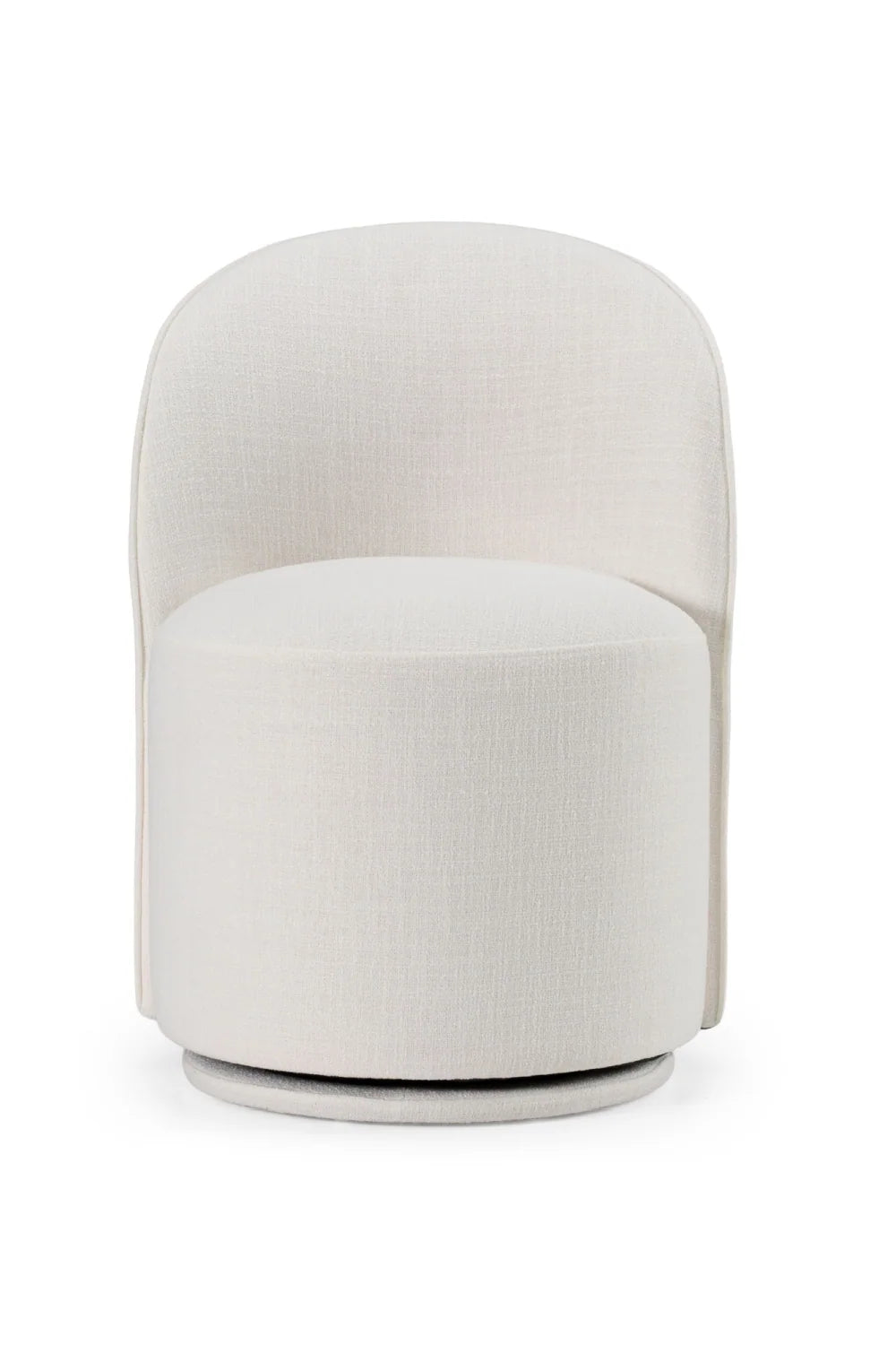 Luxury Upholstered Swivel Modern Dining Armchair European Style for Villa