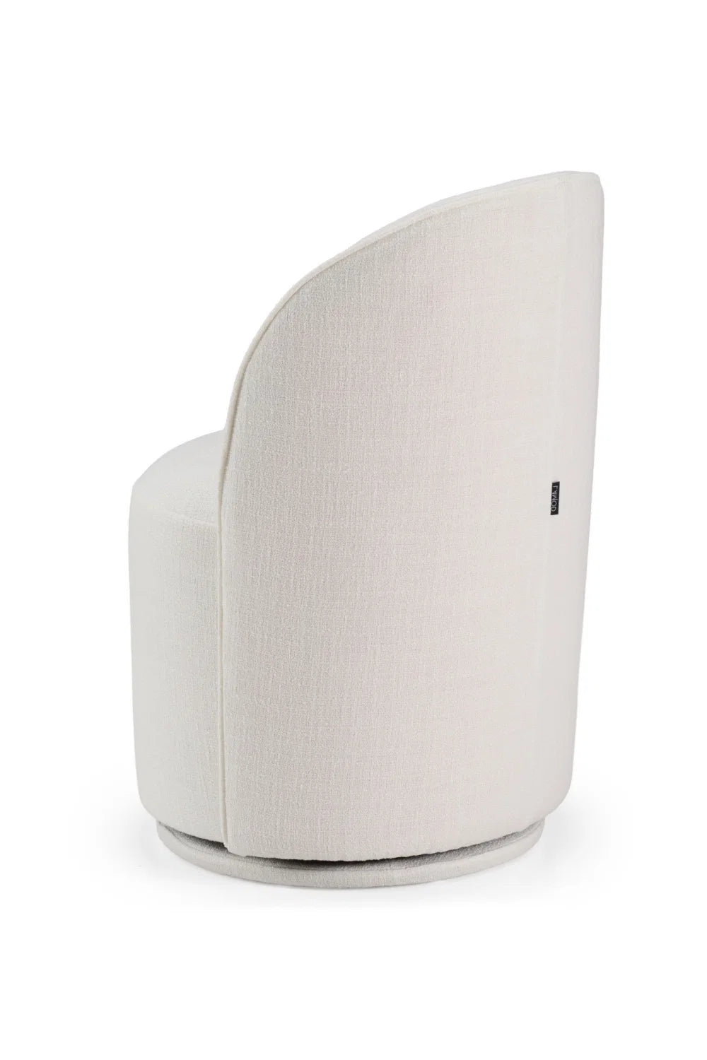 Luxury Upholstered Swivel Modern Dining Armchair European Style for Villa