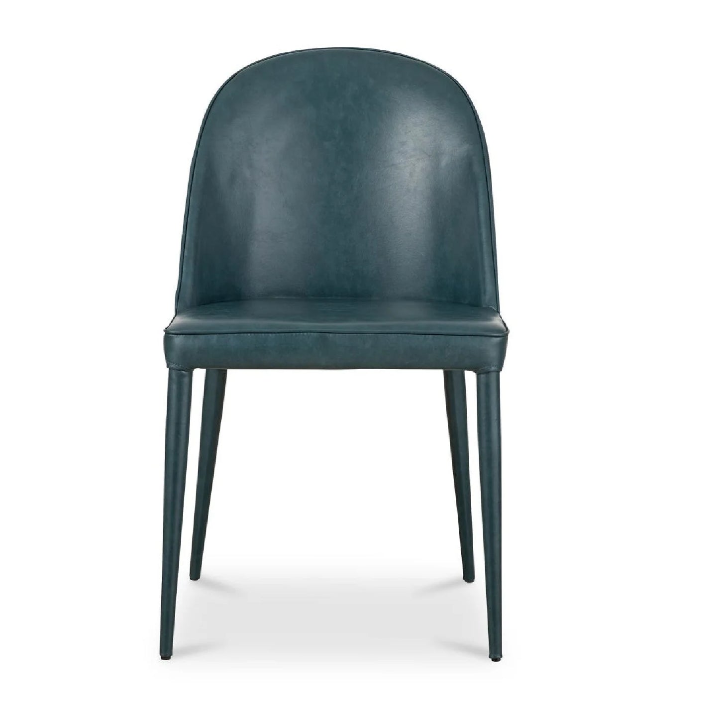 Luxury Upholstered Vegan Leather Modern Dining Chair European Style for Villa