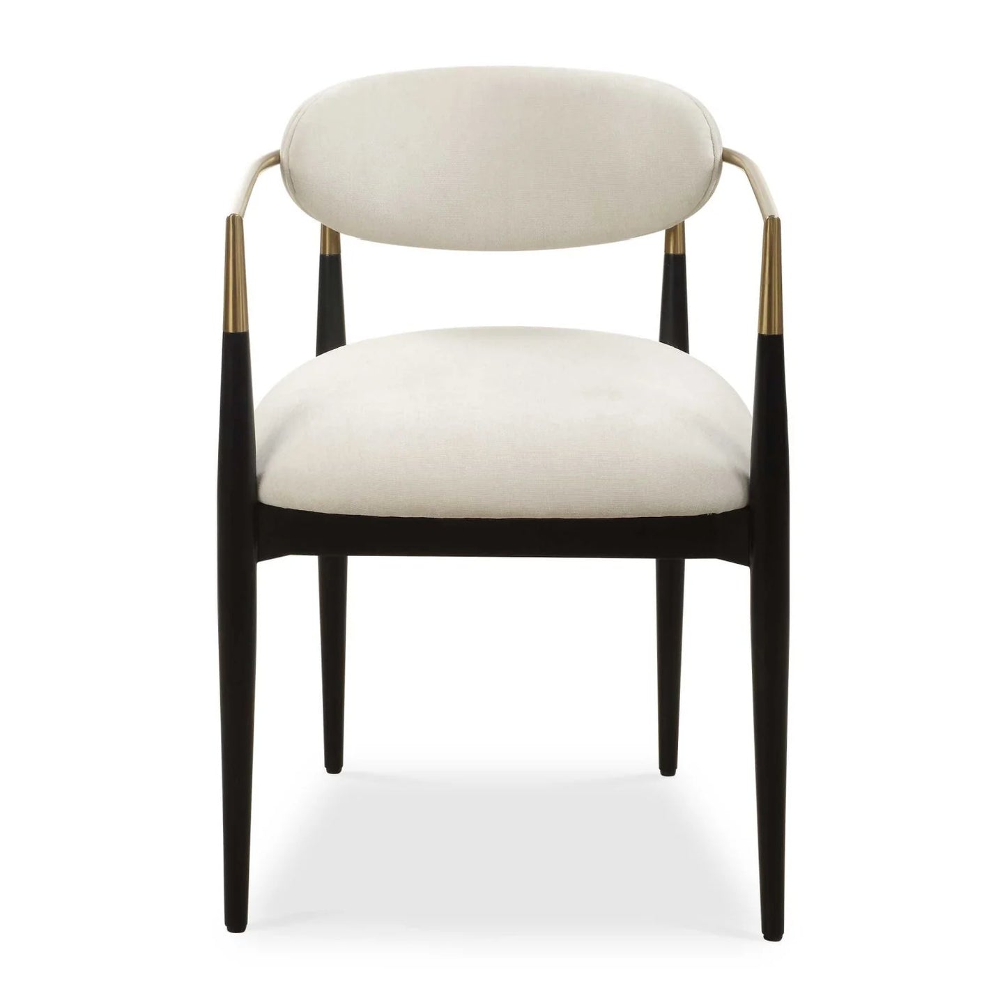 Luxury Upholstered Velvet Modern Dining Armchair European Style for Villa