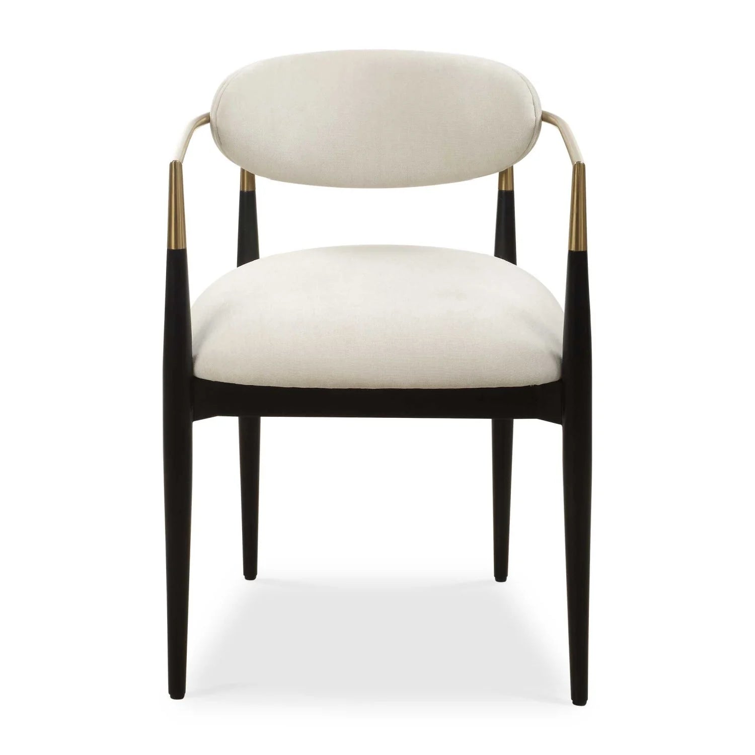 Luxury Upholstered Velvet Modern Dining Armchair European Style for Villa