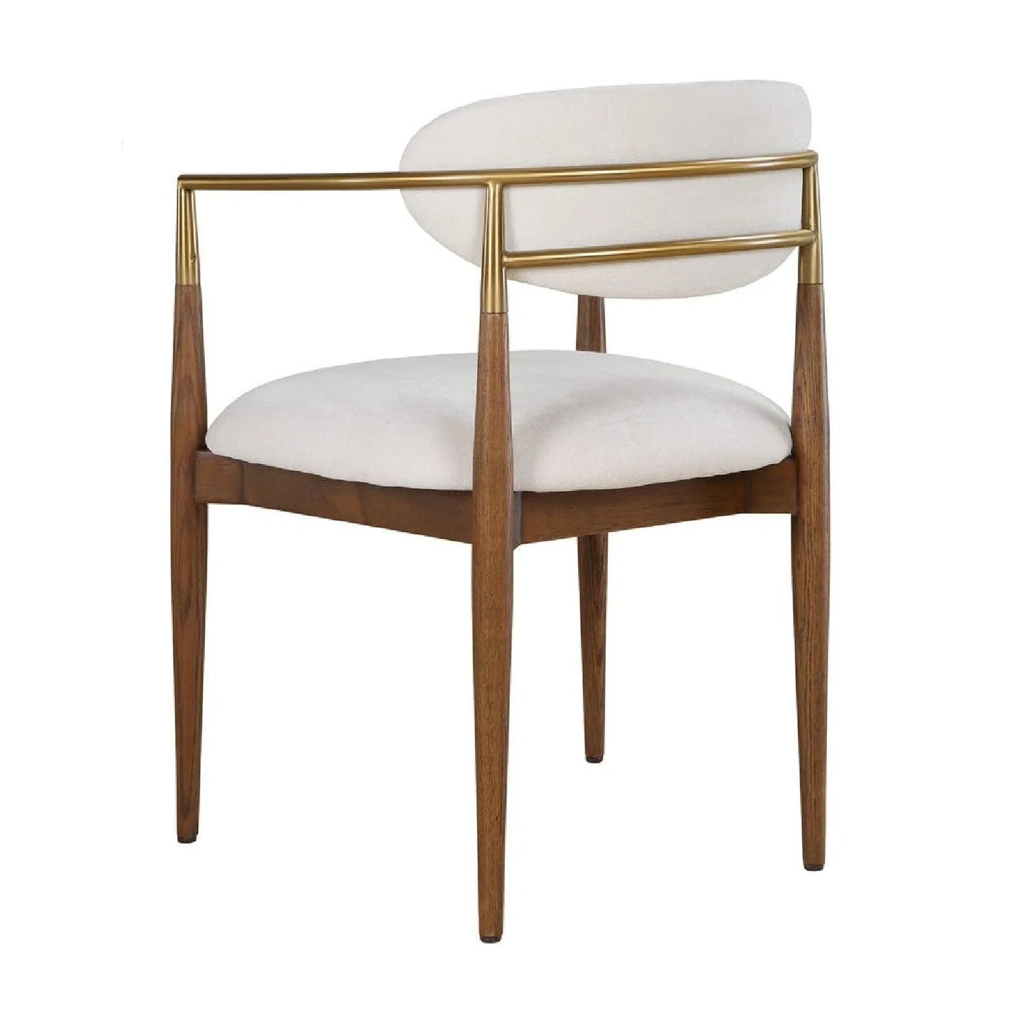 Luxury Upholstered Velvet Modern Dining Armchair European Style for Villa