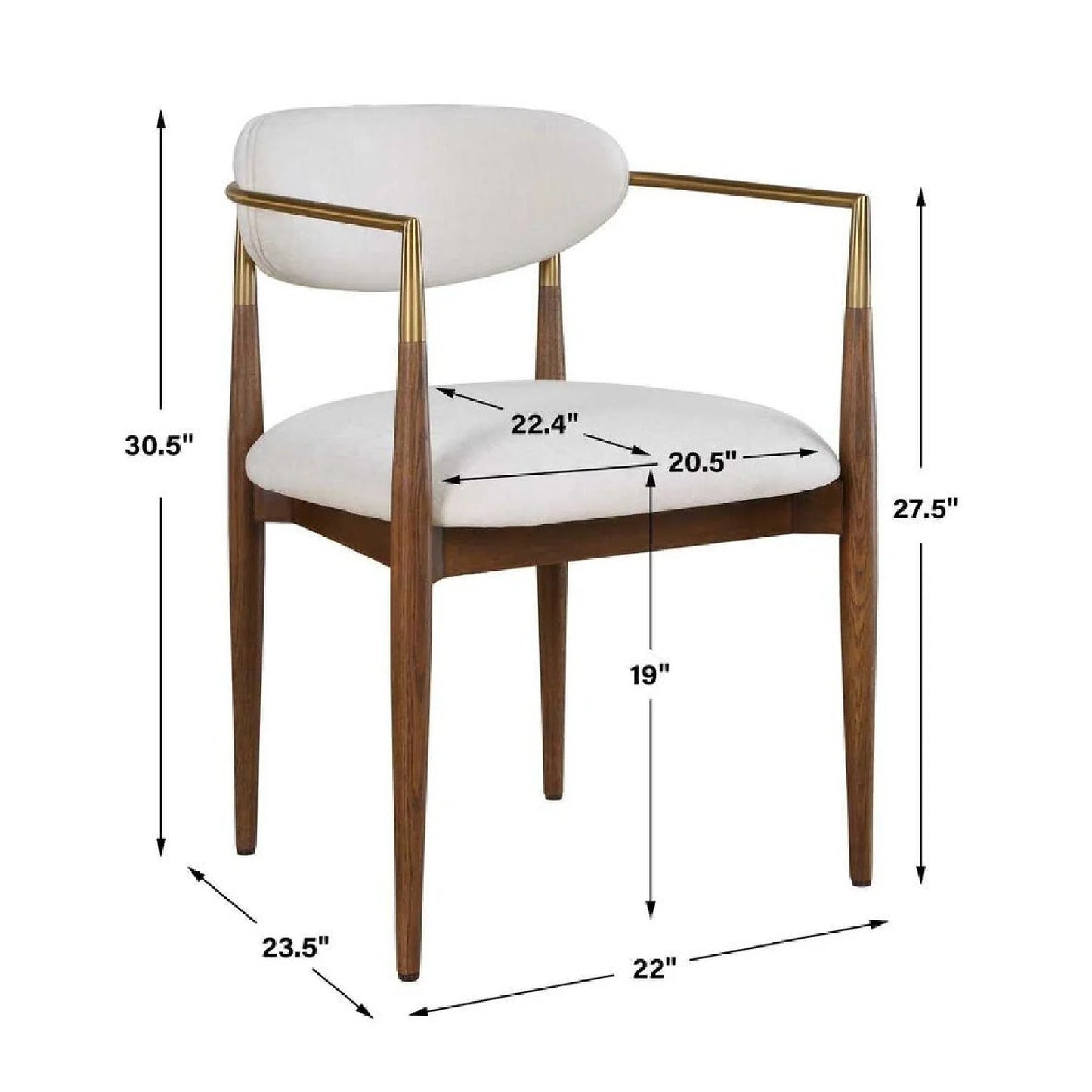 Luxury Upholstered Velvet Modern Dining Armchair European Style for Villa