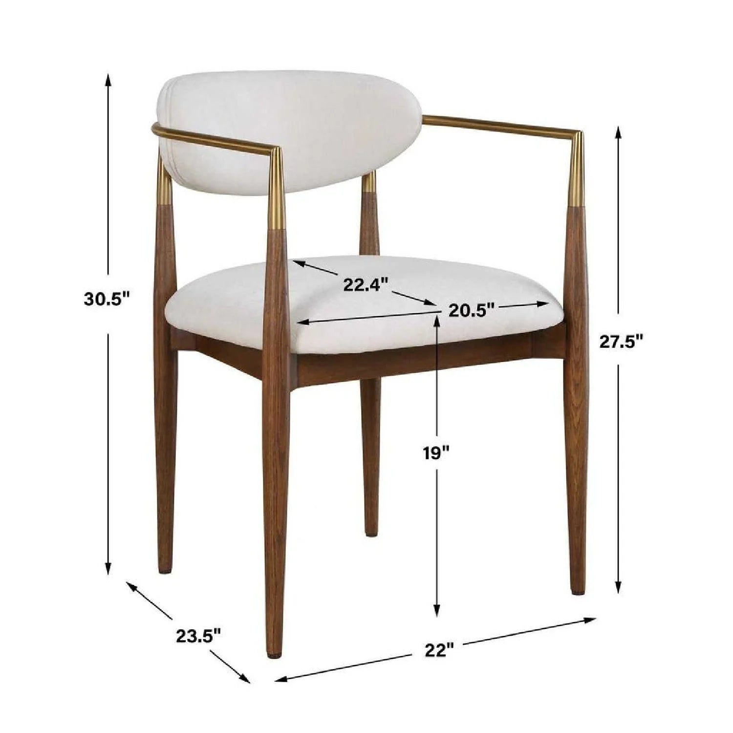 Luxury Upholstered Velvet Modern Dining Armchair European Style for Villa