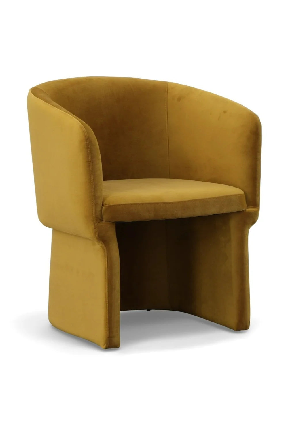 Luxury Upholstered Velvet Modern Dining Armchair European Style for Villa