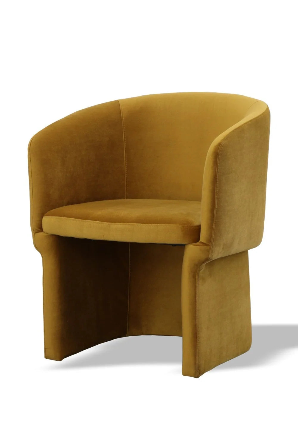 Luxury Upholstered Velvet Modern Dining Armchair European Style for Villa