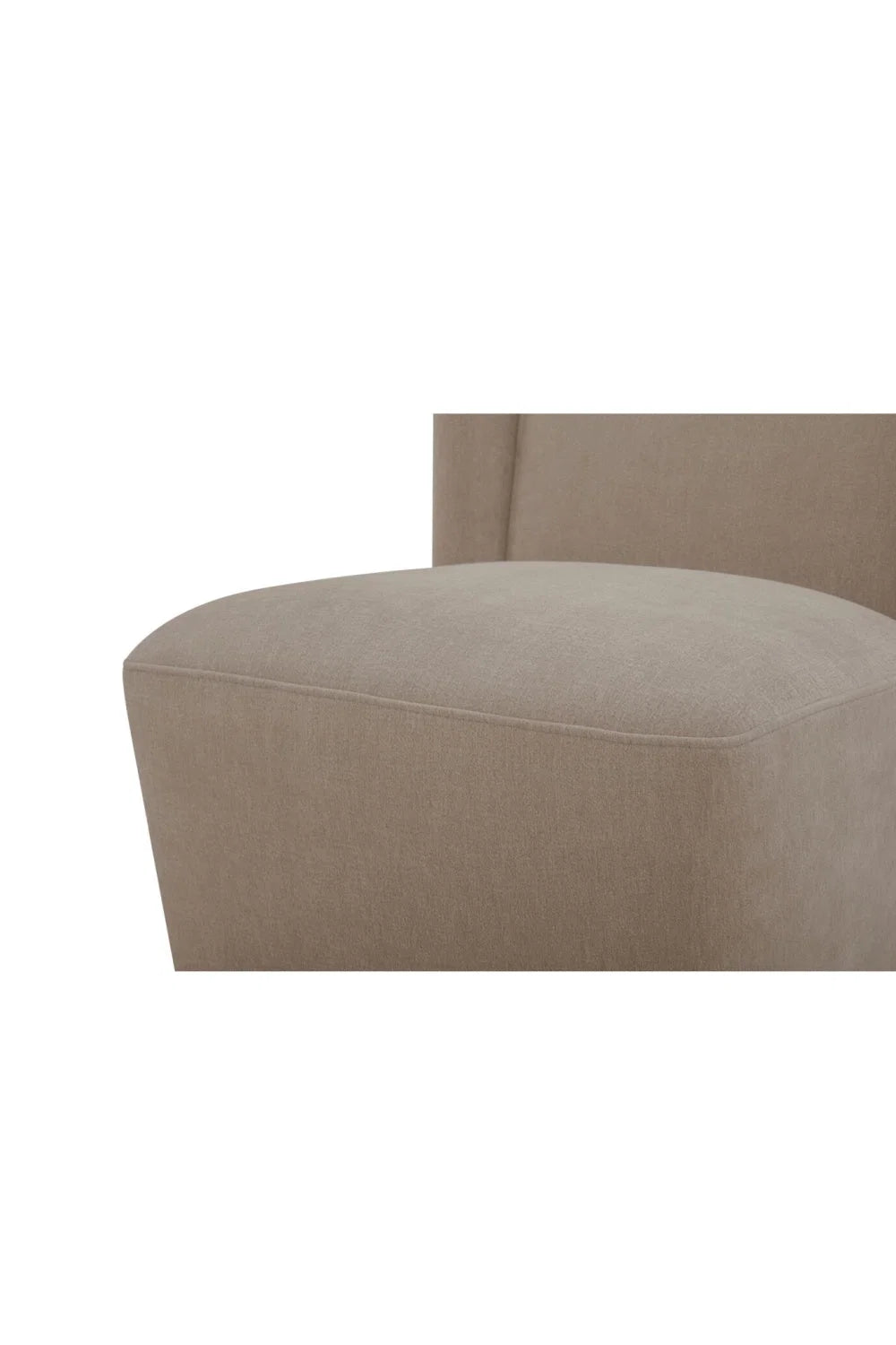 Luxury Upholstered Wheeled Modern Dining Chair European Style for Villa