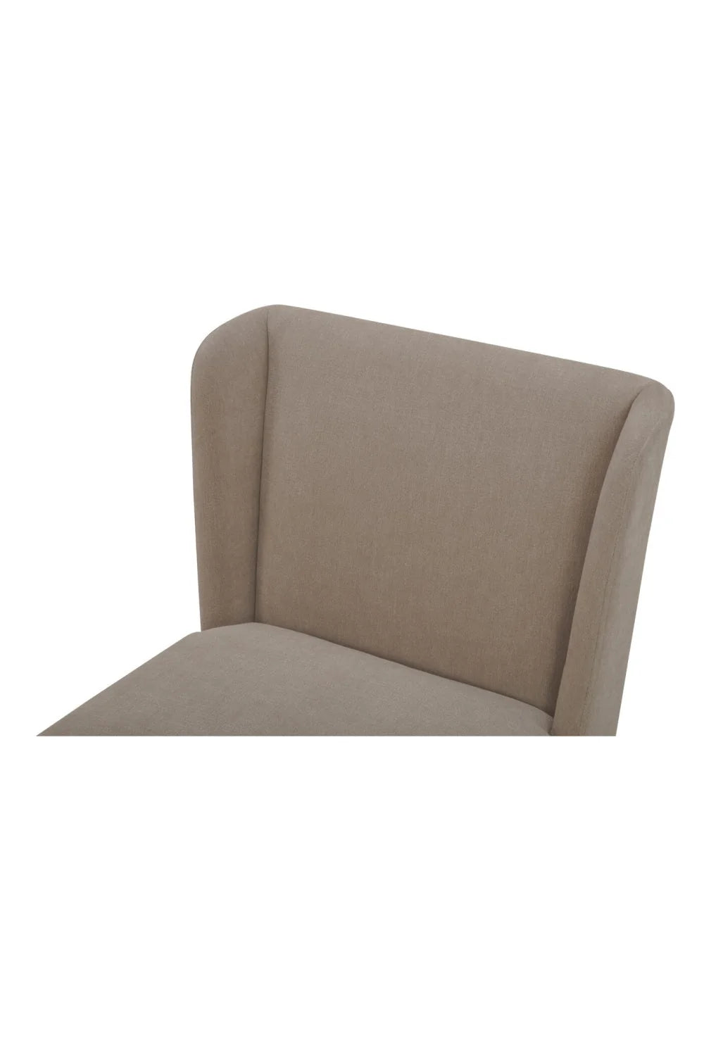 Luxury Upholstered Wheeled Modern Dining Chair European Style for Villa