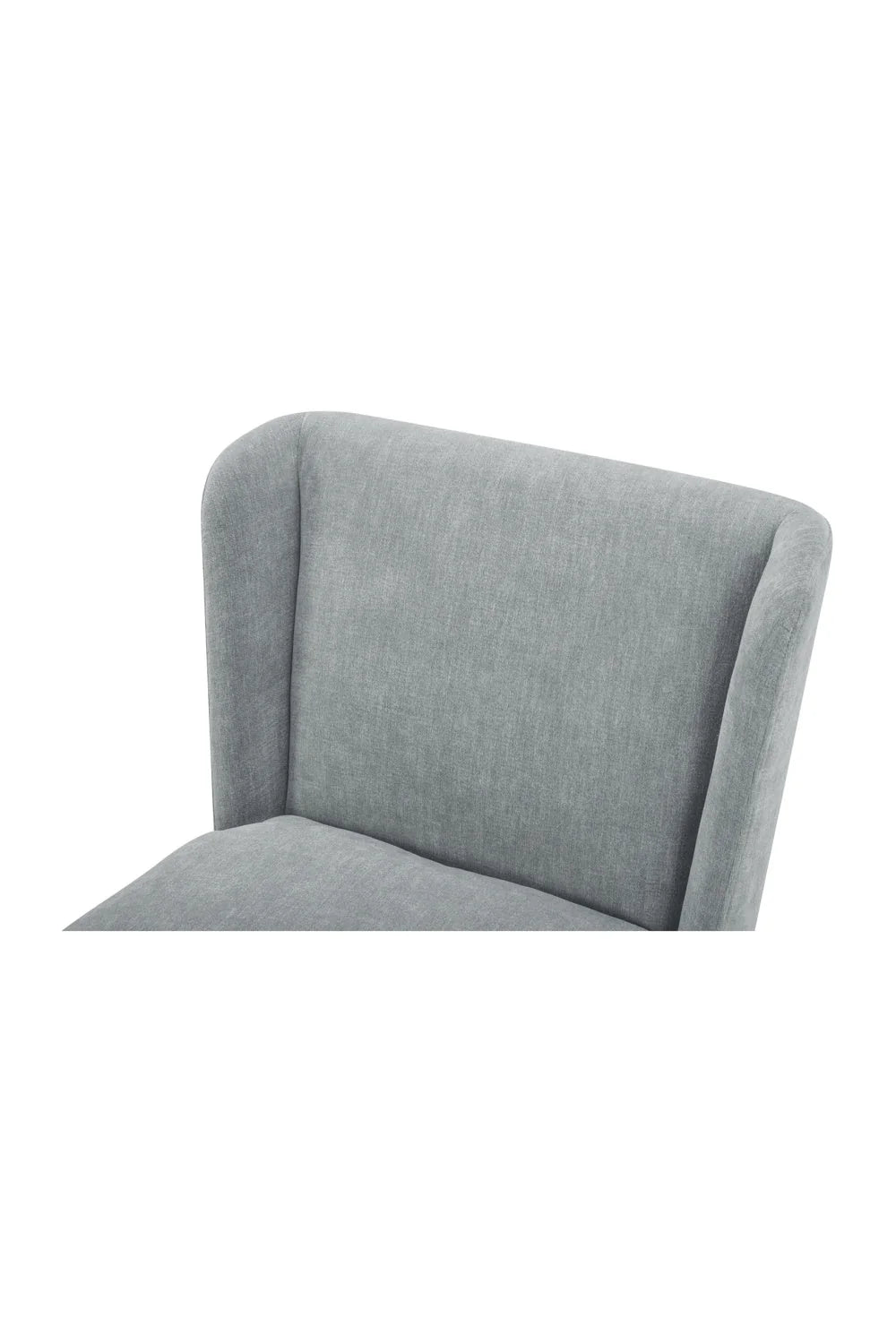 Luxury Upholstered Wheeled Modern Dining Chair European Style for Villa