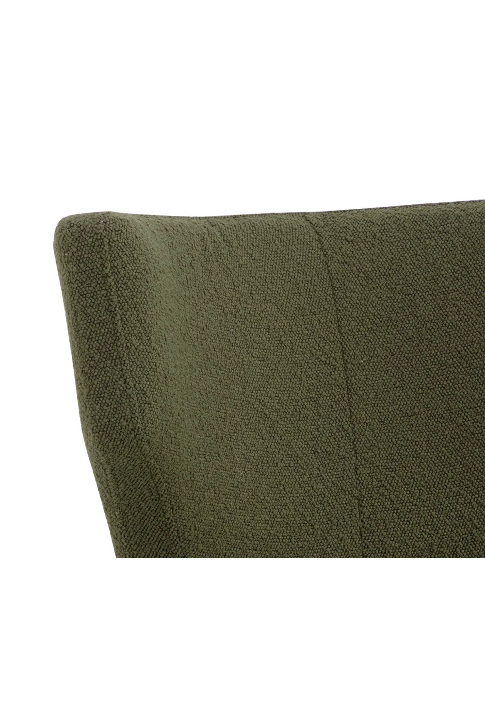 Luxury Upholstered Wingback Modern Dining Chair European Style for Villa