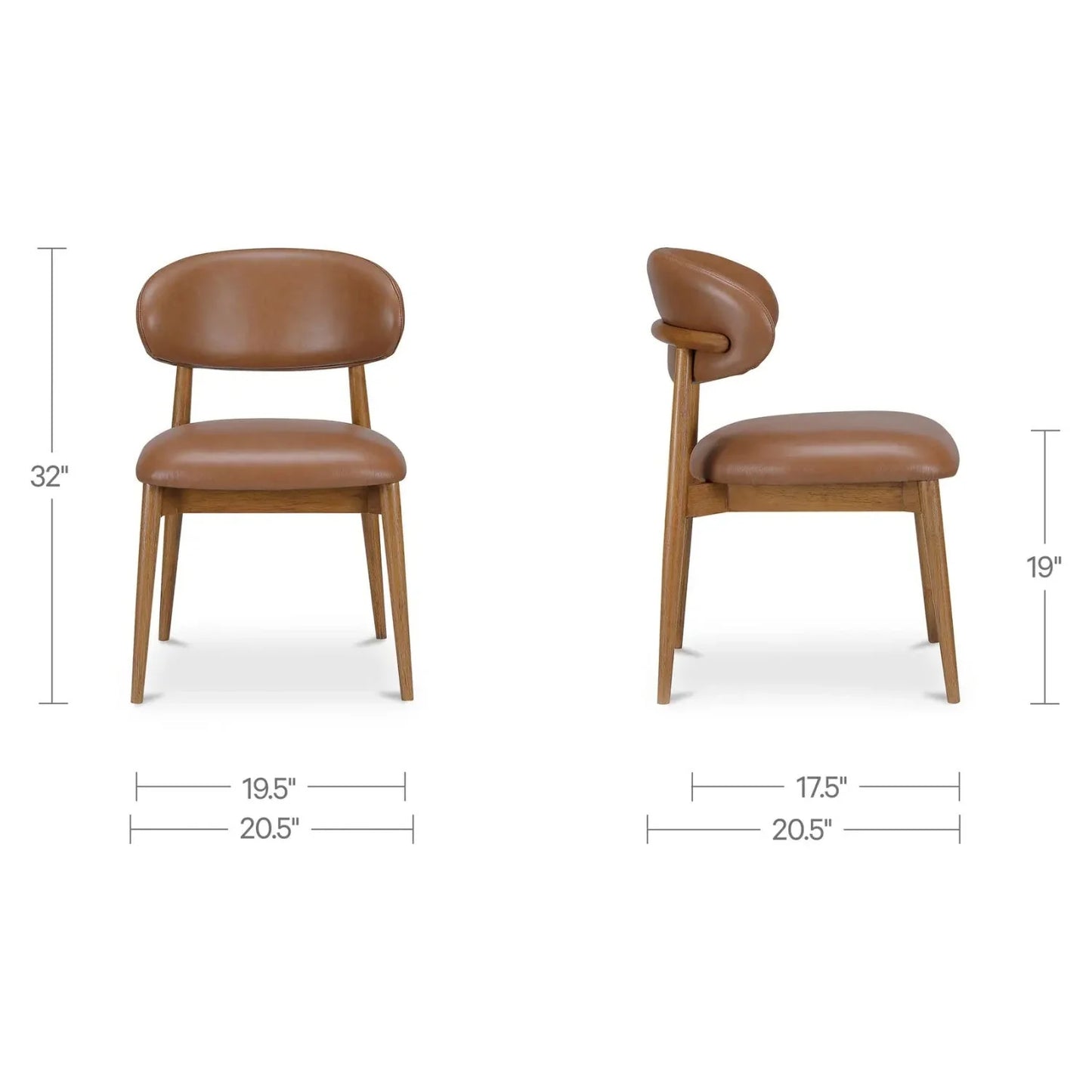 Luxury Upholstered Wingback Modern Dining Chair European Style for Villa