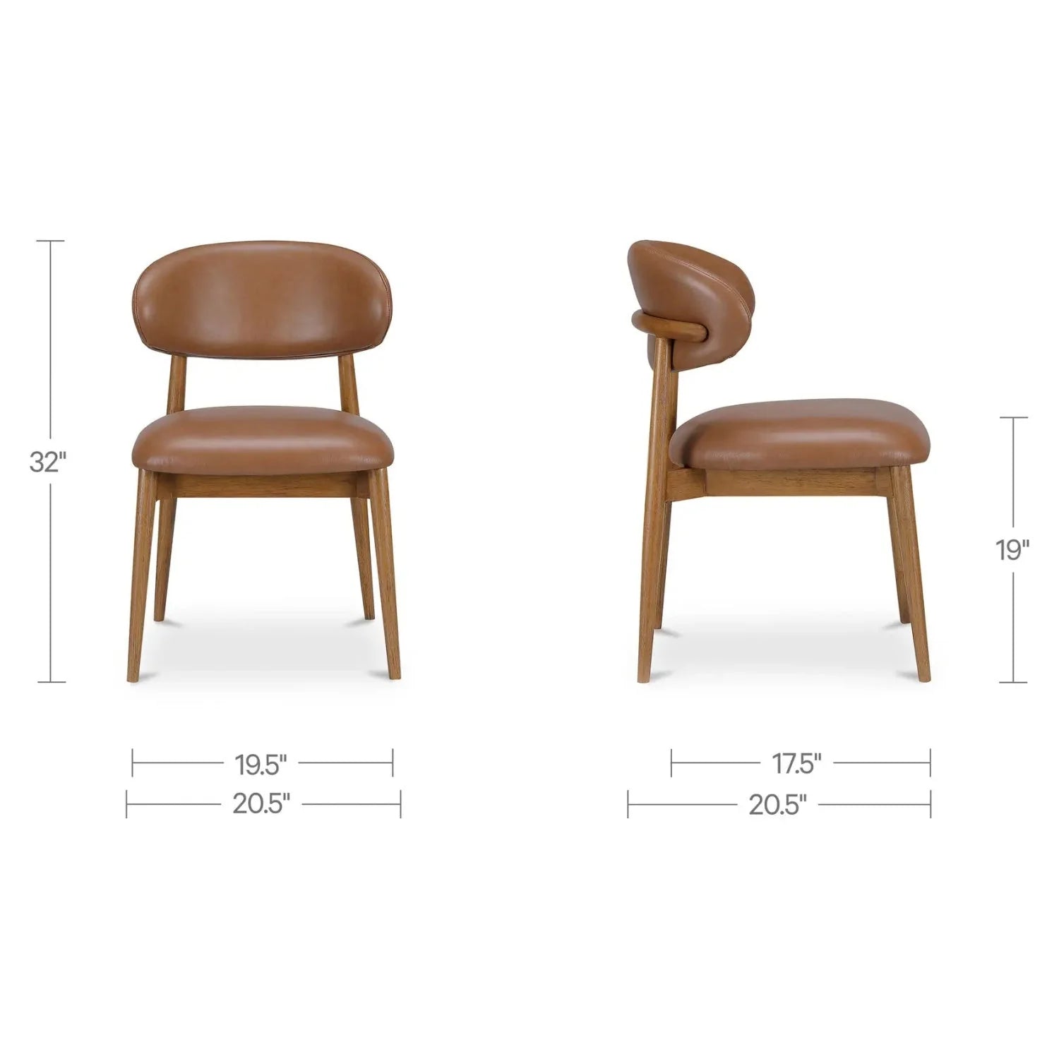 Luxury Upholstered Wingback Modern Dining Chair European Style for Villa