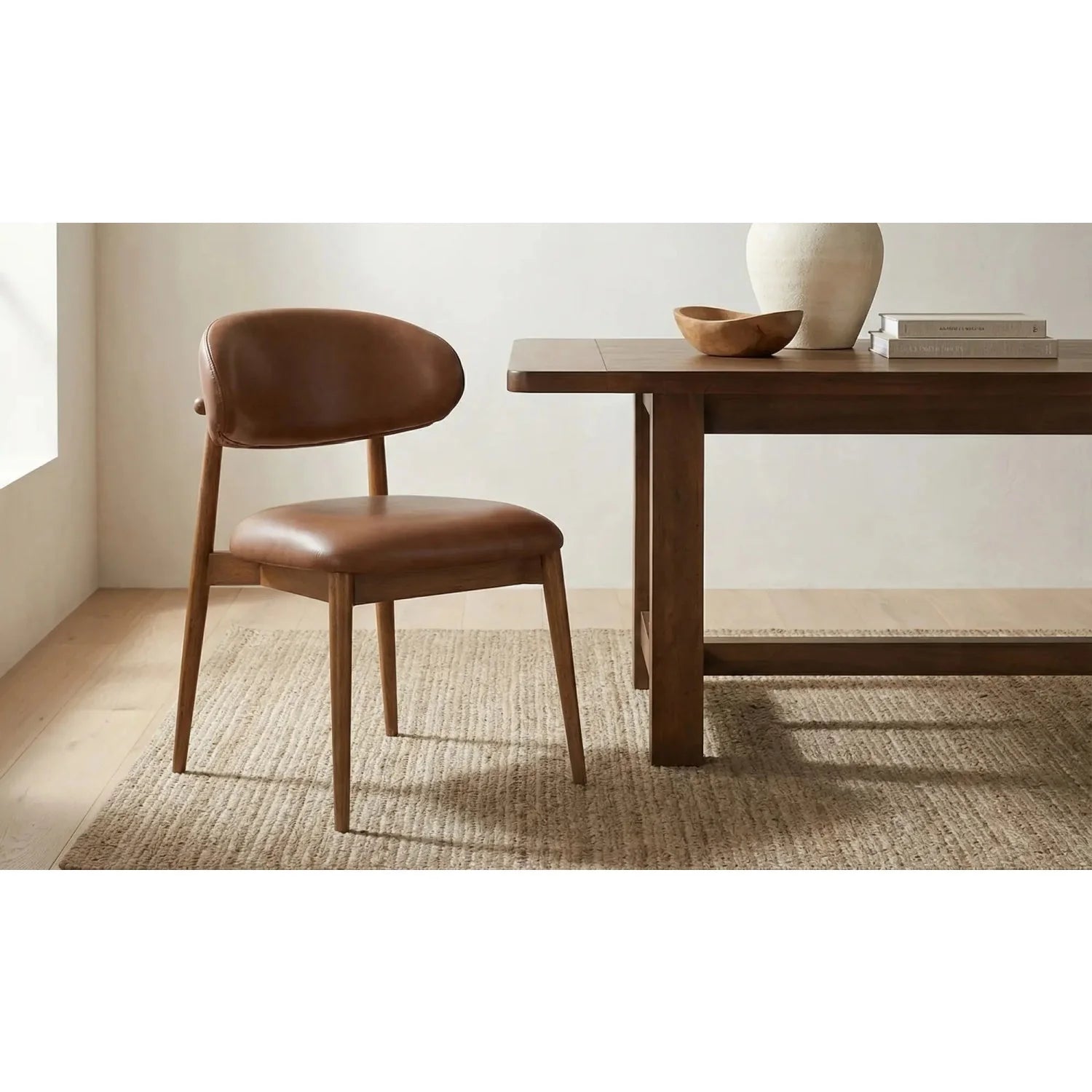 Luxury Upholstered Wingback Modern Dining Chair European Style for Villa