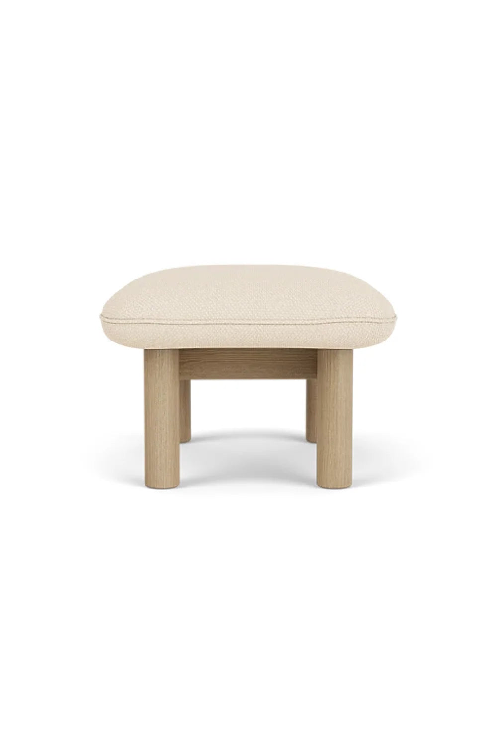 Luxury Upholstered Wooden Ottoman European Style for Villa