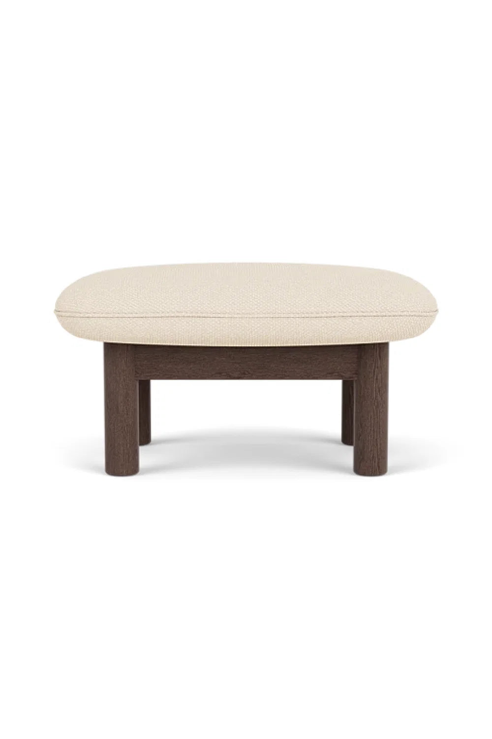 Luxury Upholstered Wooden Ottoman European Style for Villa